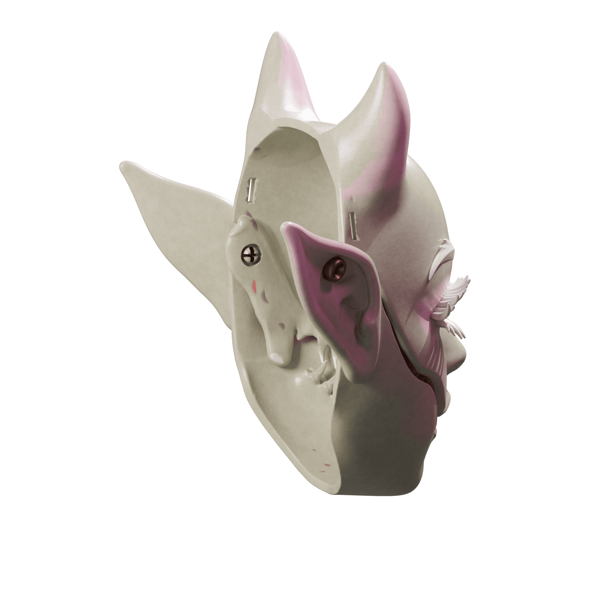 Creepy Doll Mask 3d model