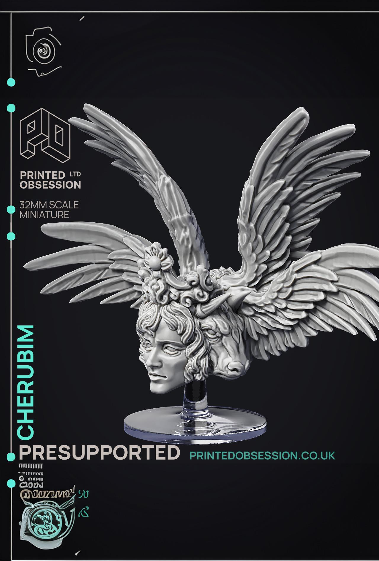 Cherubim - High Celestial - PRESUPPORTED - Heaven Hath No Fury - 32mm scale  3d model