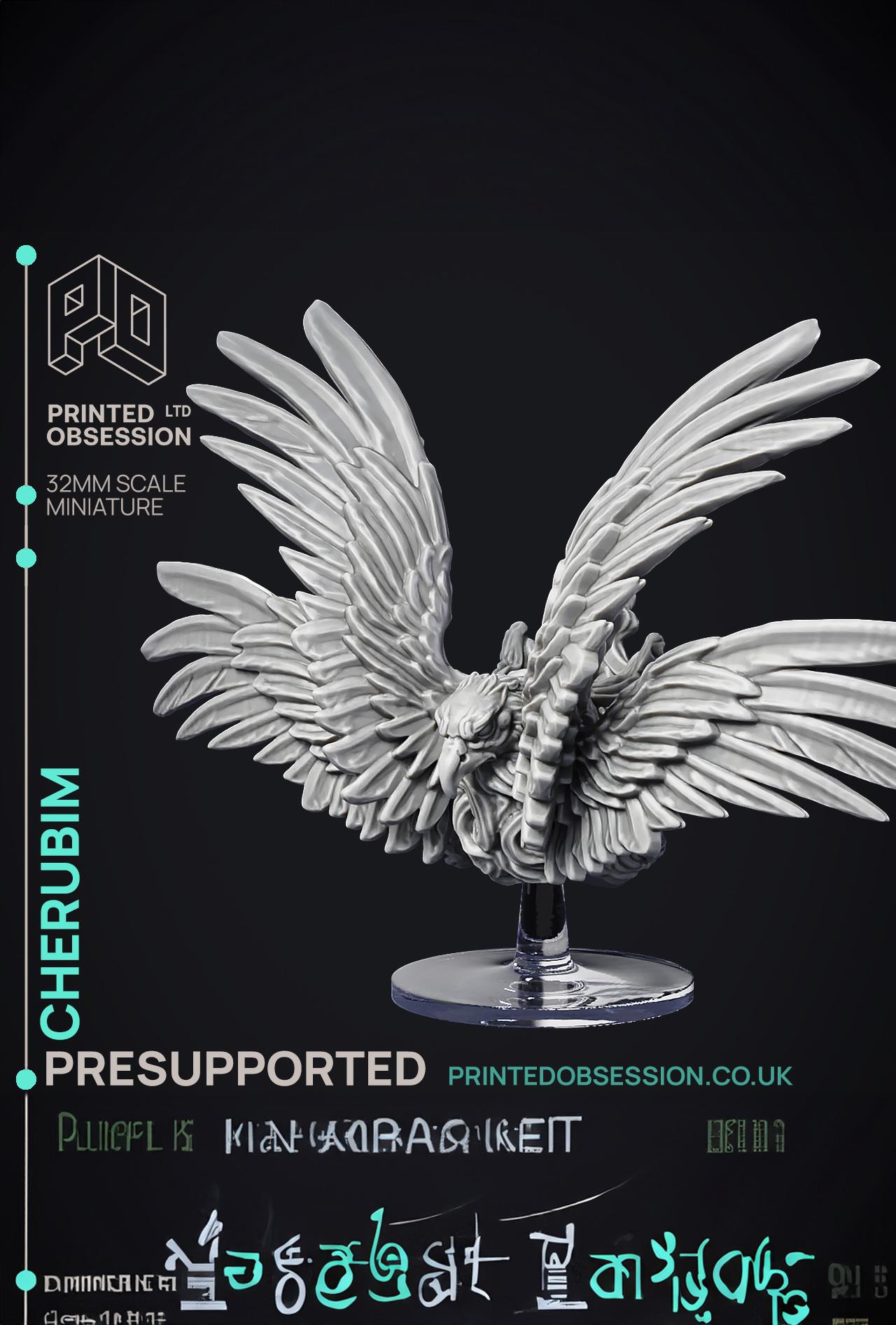 Cherubim - High Celestial - PRESUPPORTED - Heaven Hath No Fury - 32mm scale  3d model