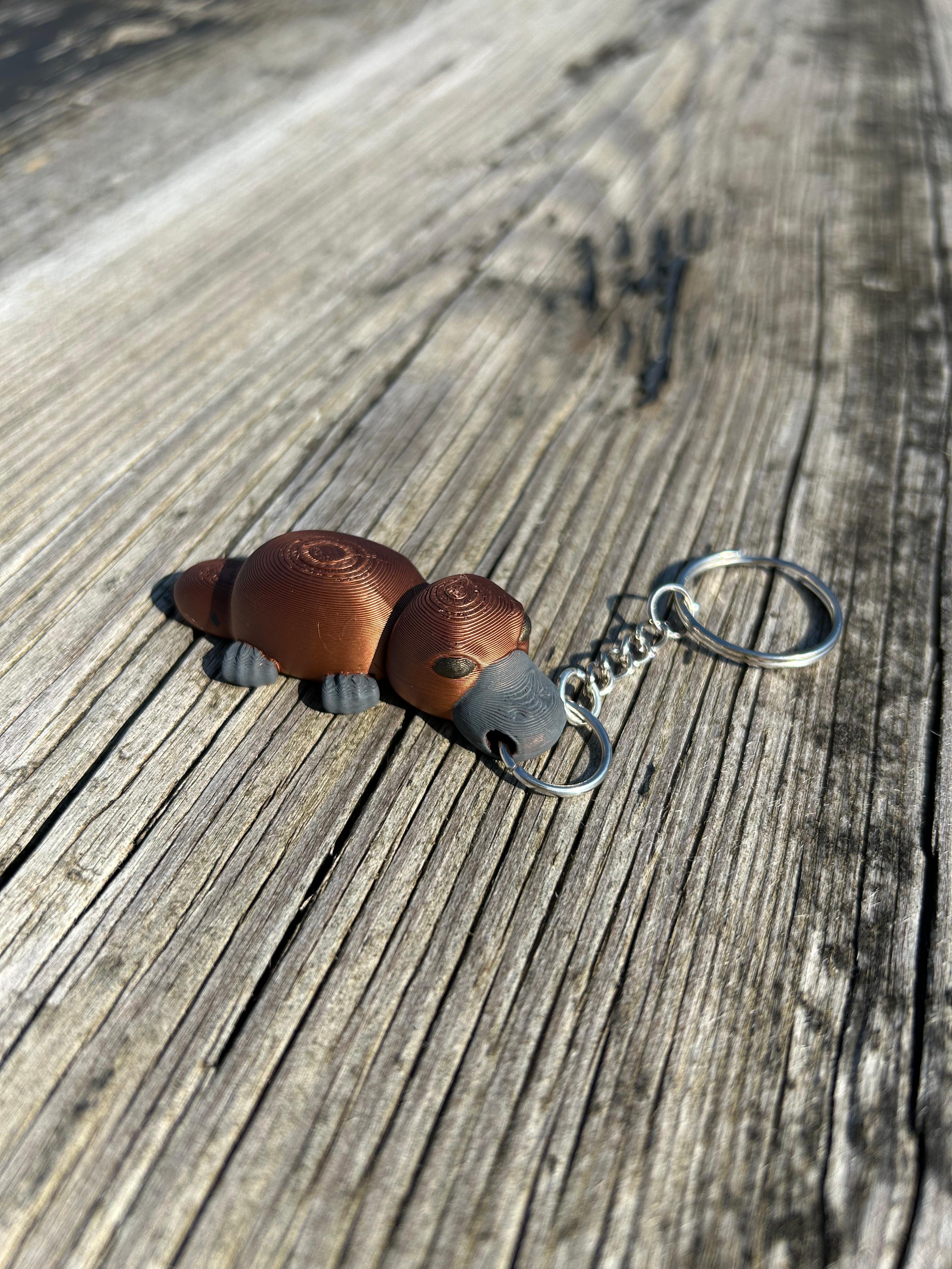 Platypus Single Joint Keychain 3d model