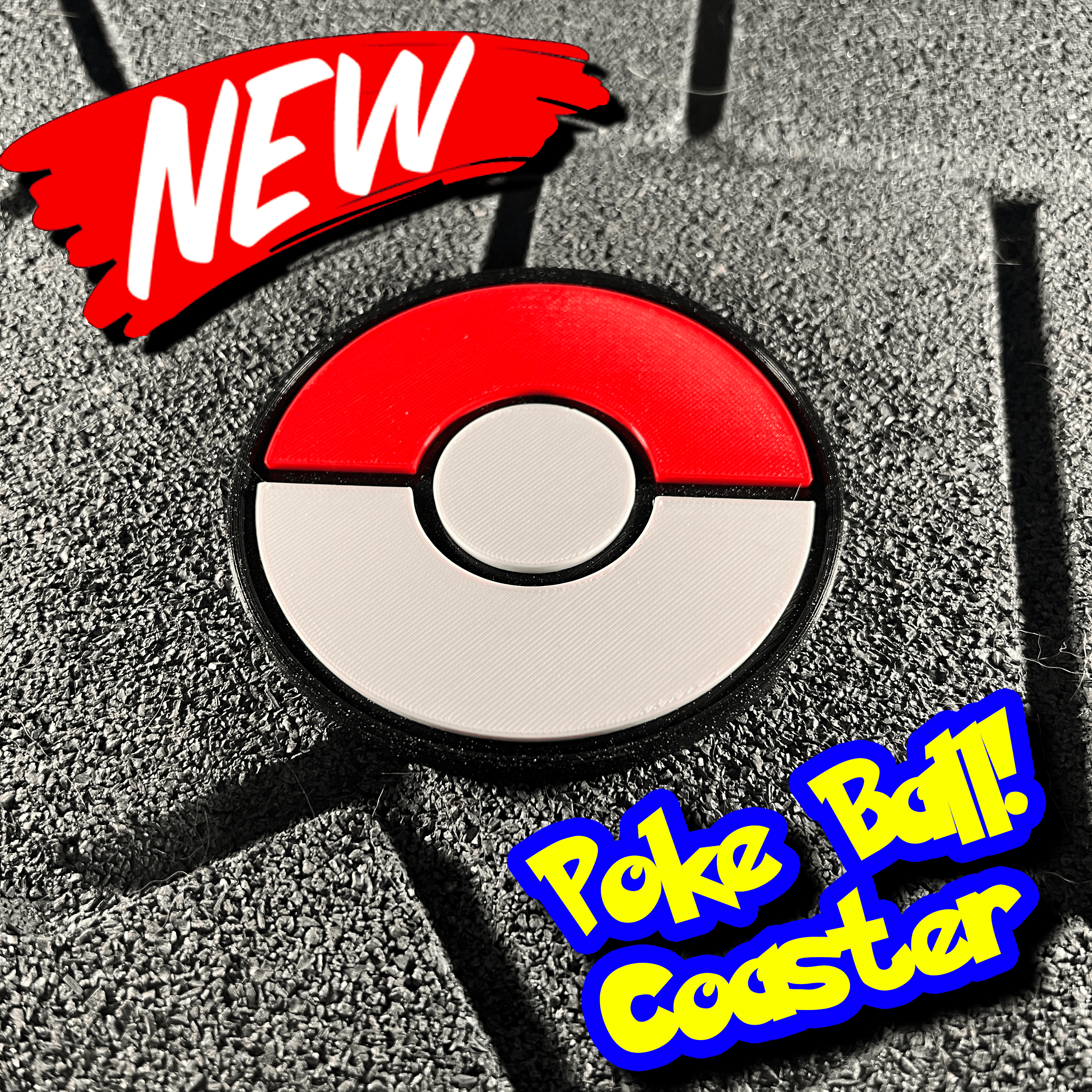 Poke Ball Coaster 3d model