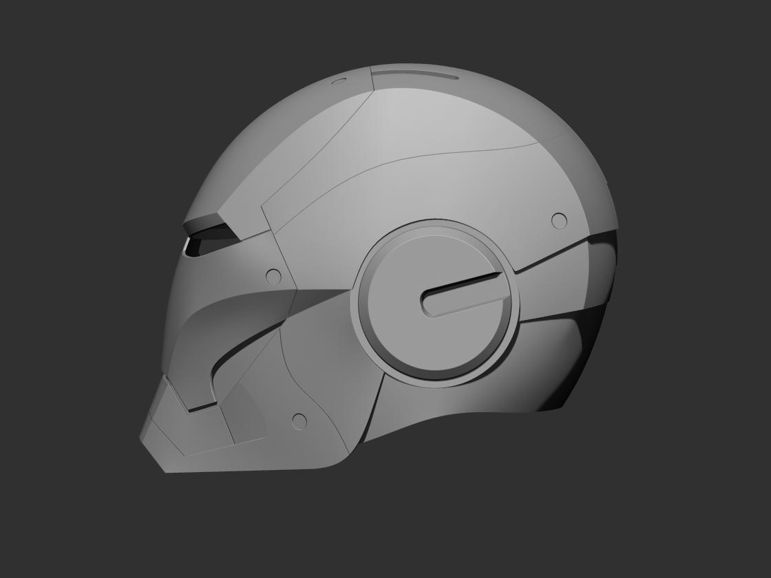 Iron Man Wearable Helmet 3D print model 3d model