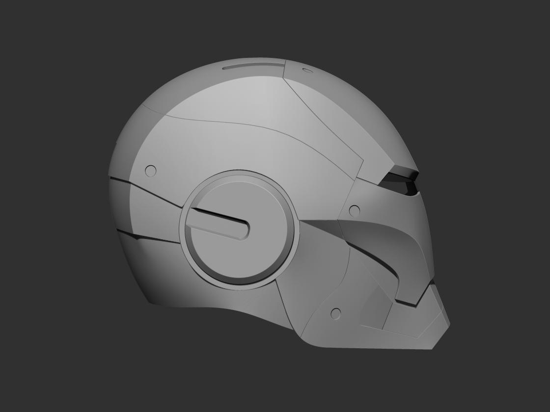 Iron Man Wearable Helmet 3D print model 3d model