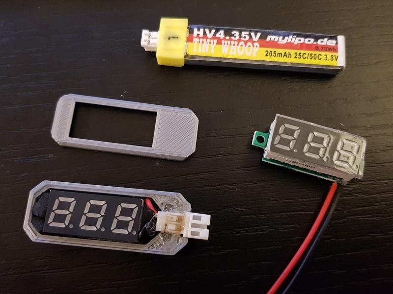 1S Battery Voltage Checker - PH2.0 3d model