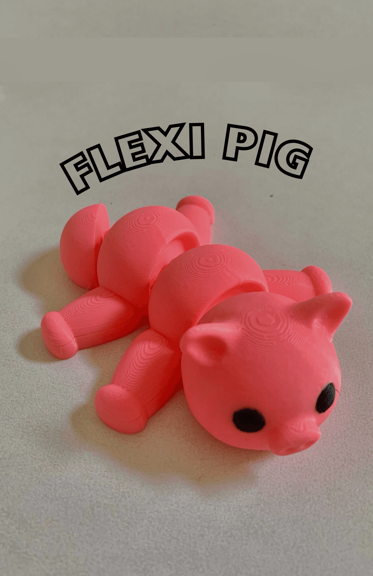 flexi pig 3d model