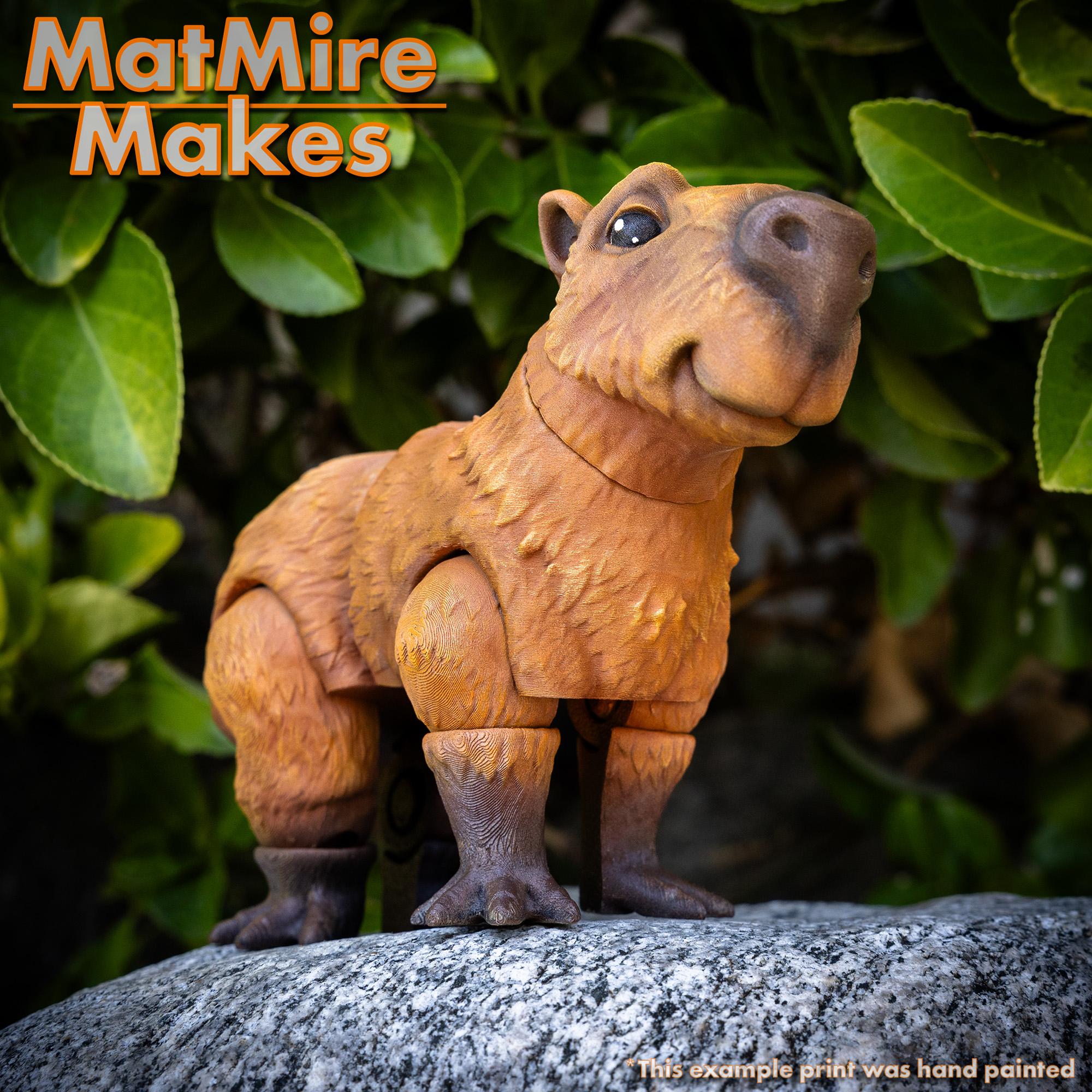 Capybara - Articulated Figure 3d model