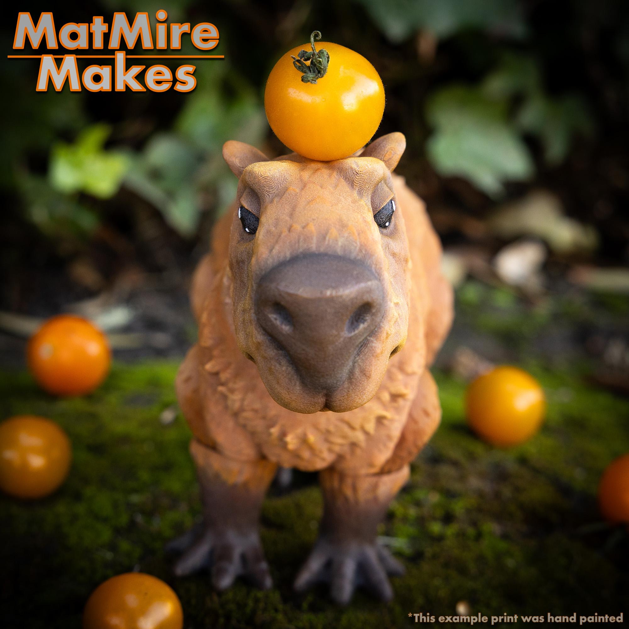 Capybara - Articulated Figure 3d model