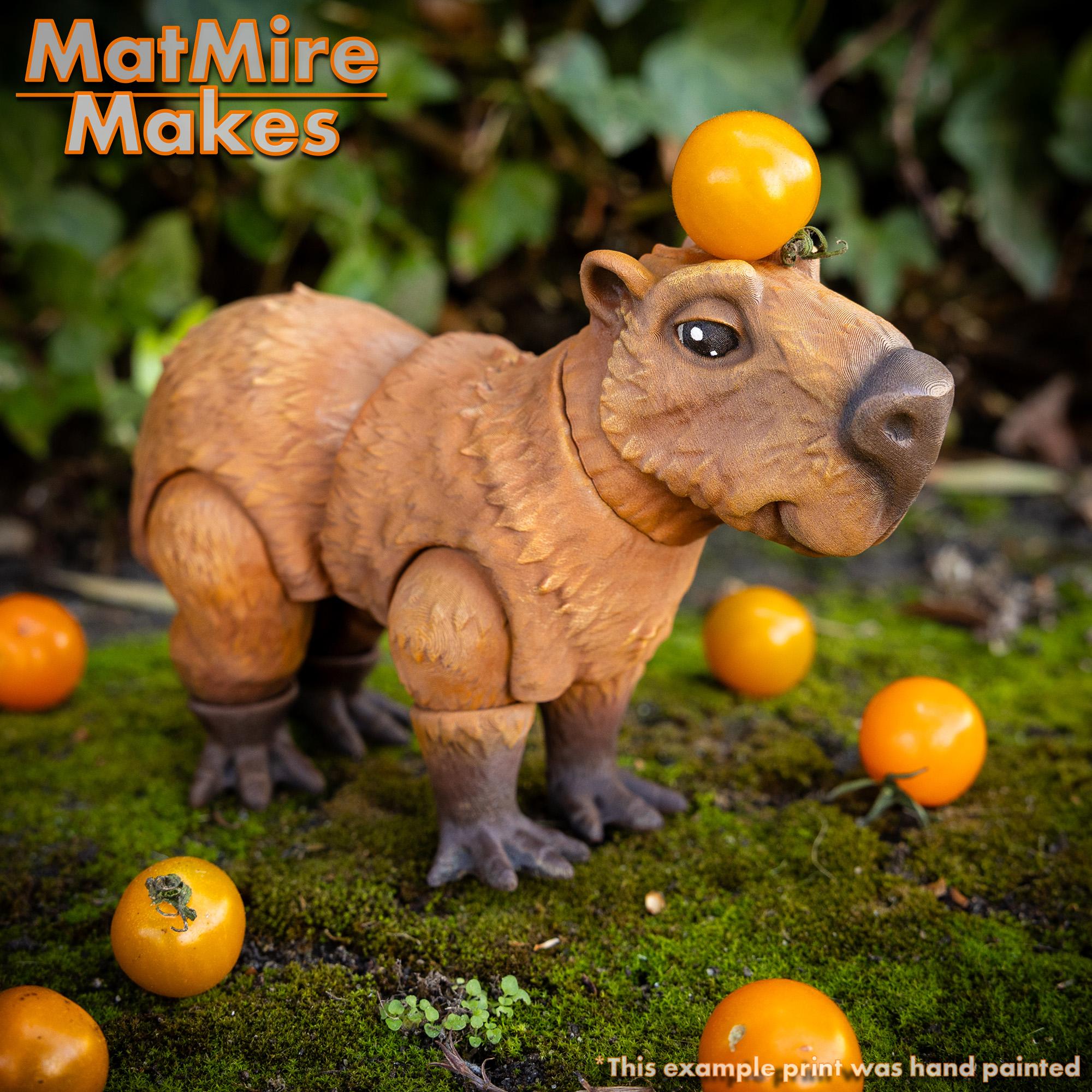 Capybara - Articulated Figure 3d model