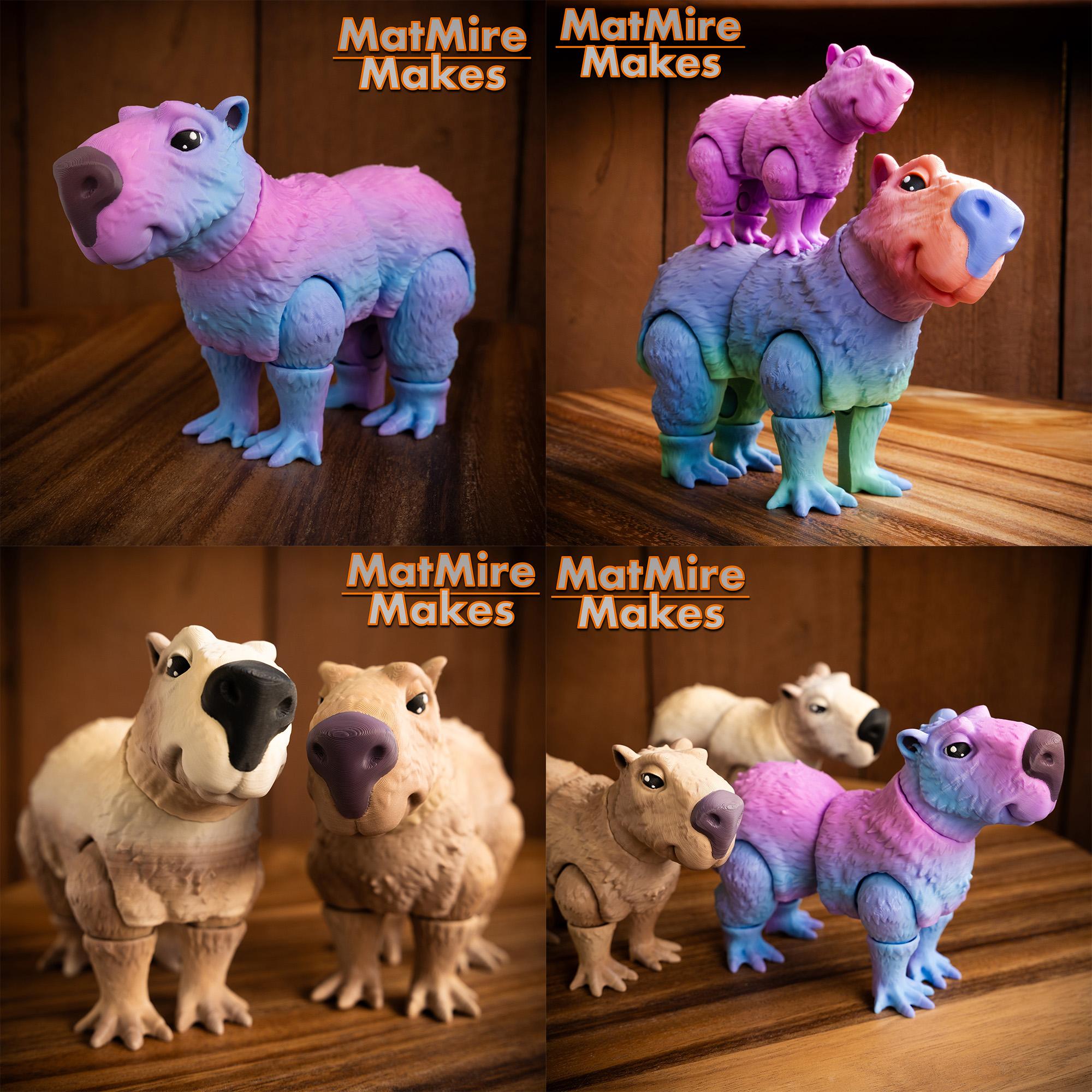 Capybara - Articulated Figure 3d model