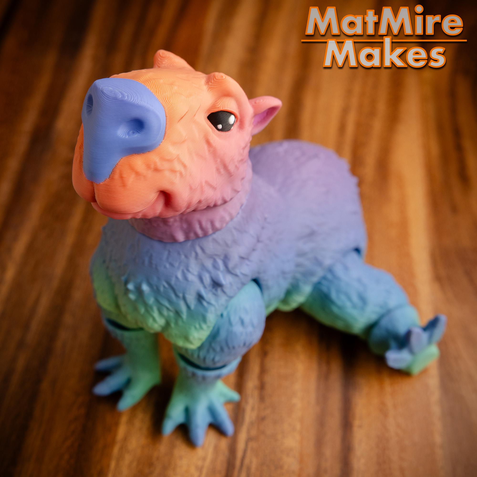 Capybara - Articulated Figure 3d model