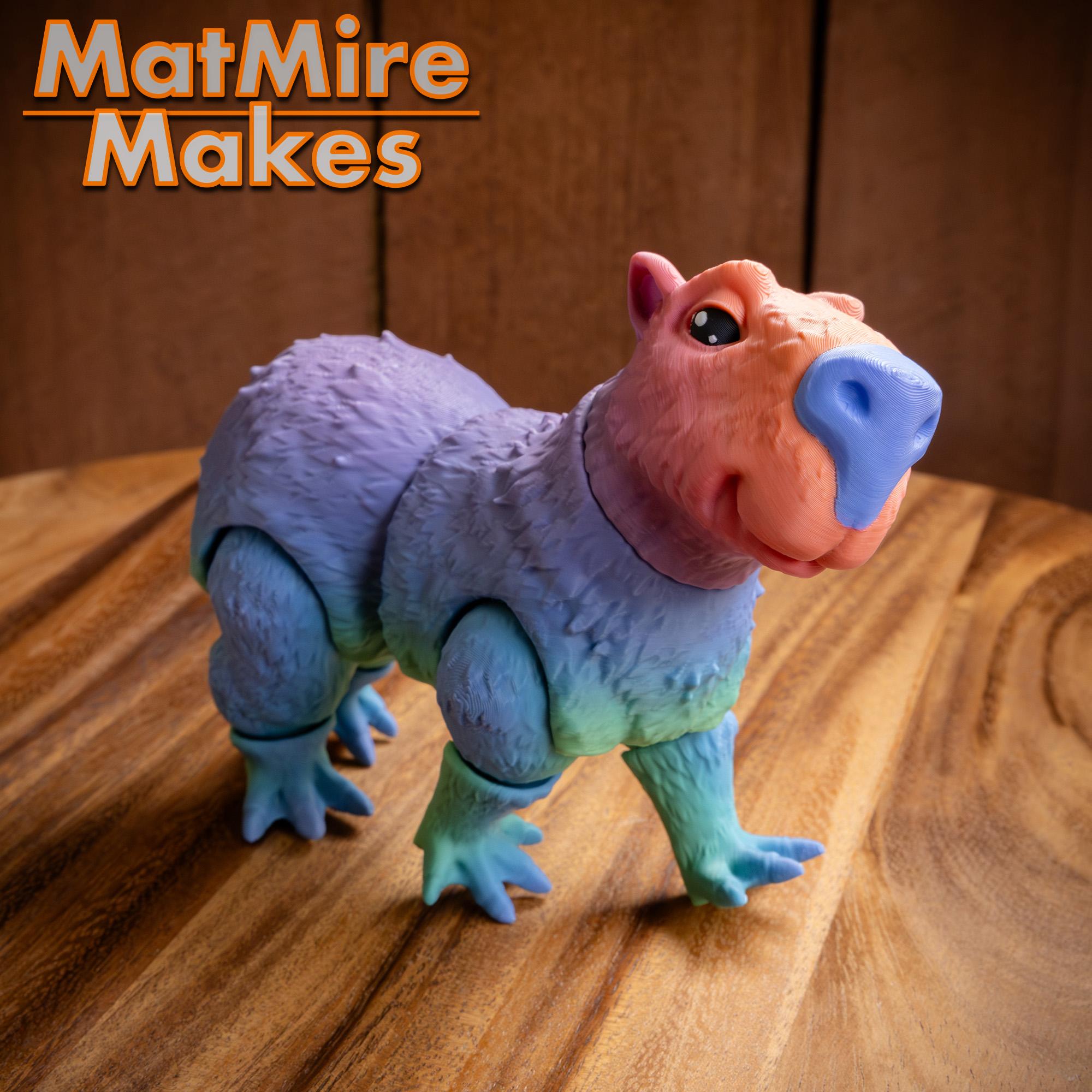 Capybara - Articulated Figure 3d model