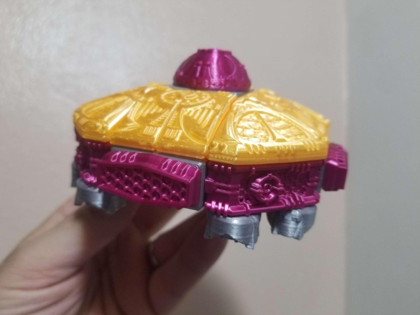 PrintABlok Flying Saucer with Pilot 3d model