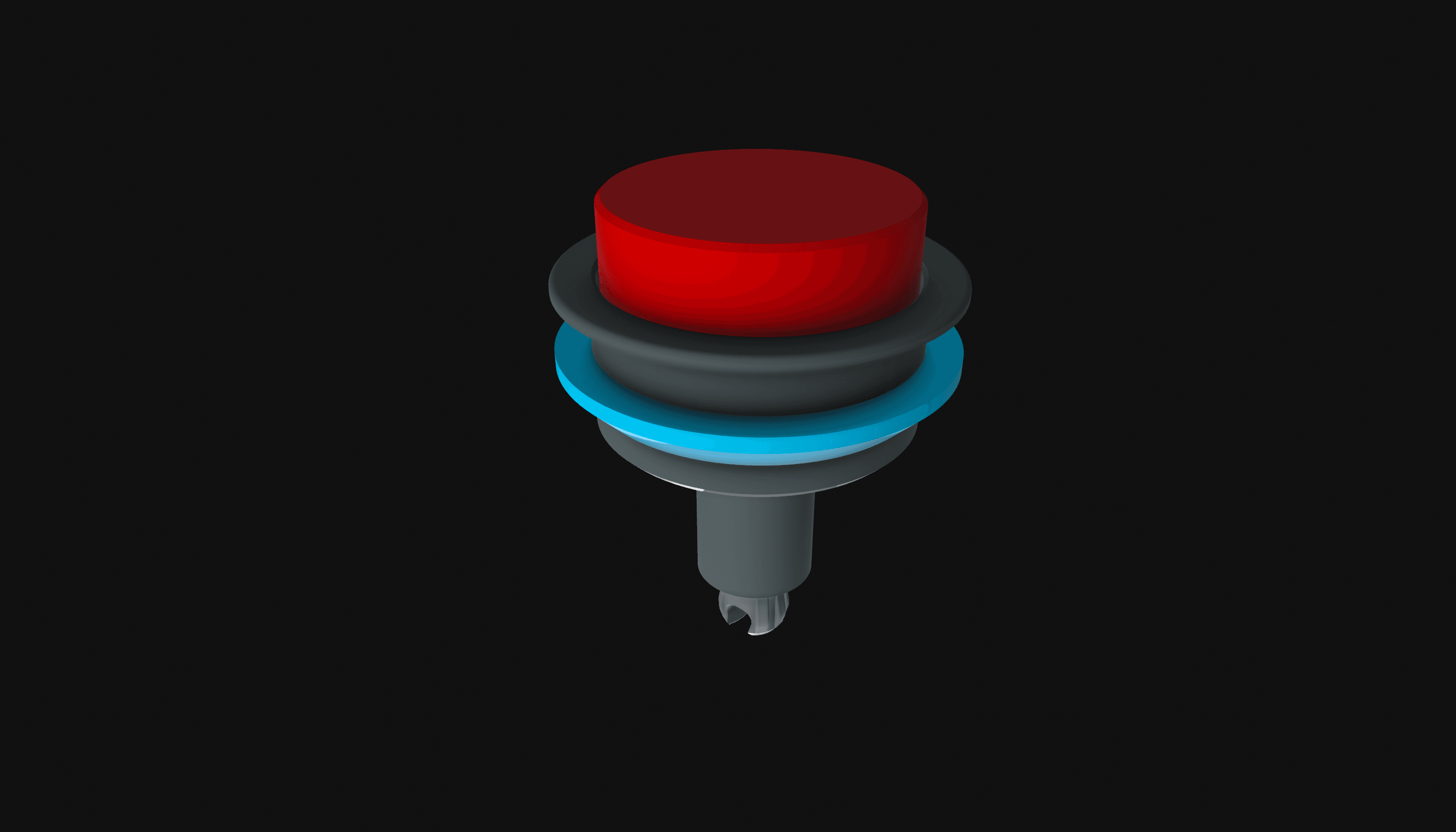 Flush Button 3d model