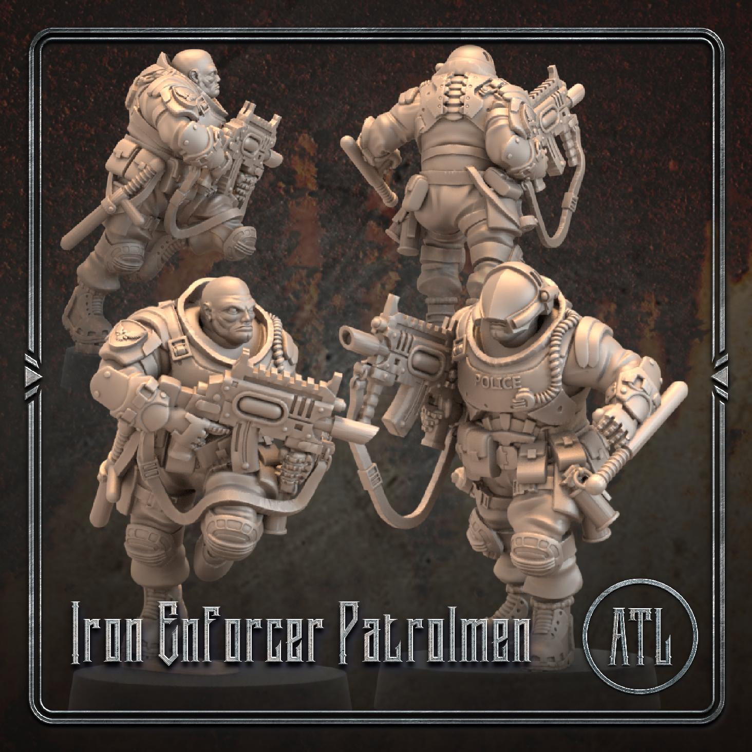 Iron Enforcer Patrolmen Bundle 3d model