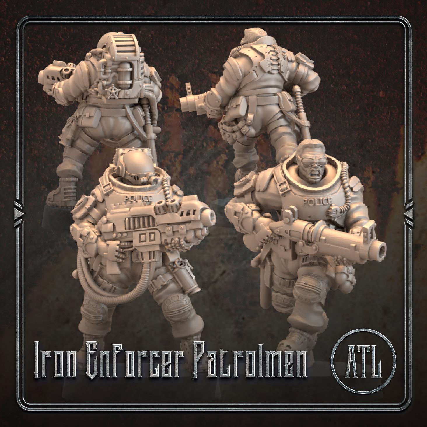 Iron Enforcer Patrolmen Bundle 3d model