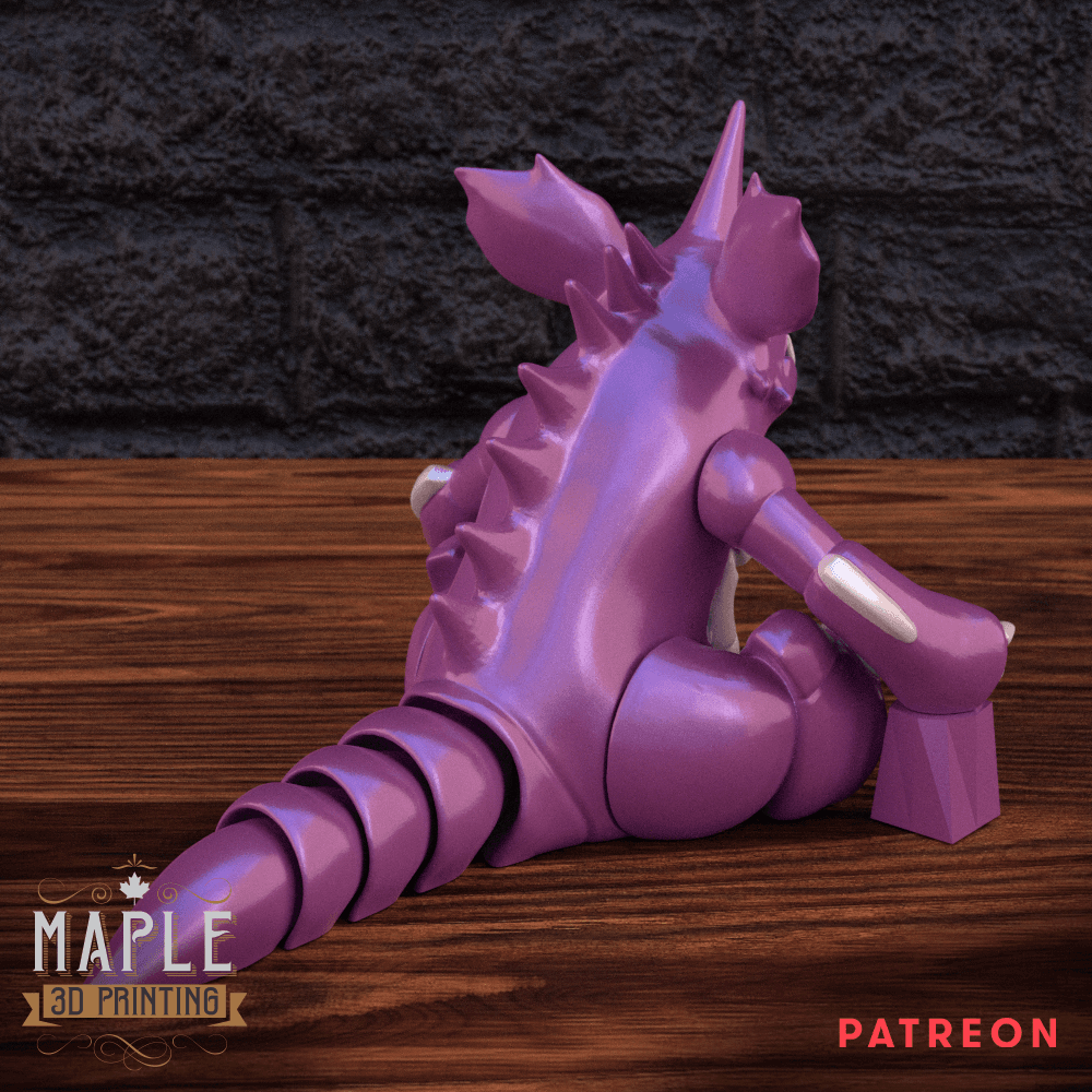 Articulating Nidoking - Pokemon 3d model