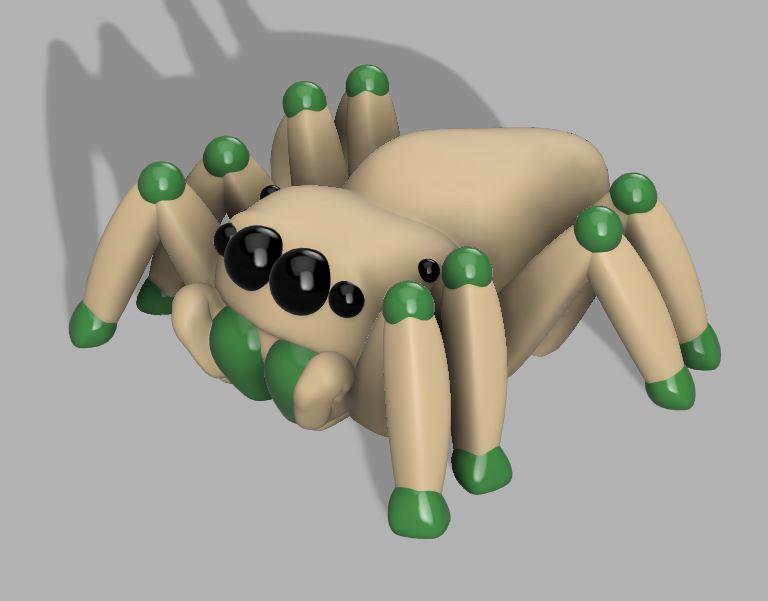 Jumping Spider Version 2 3d model