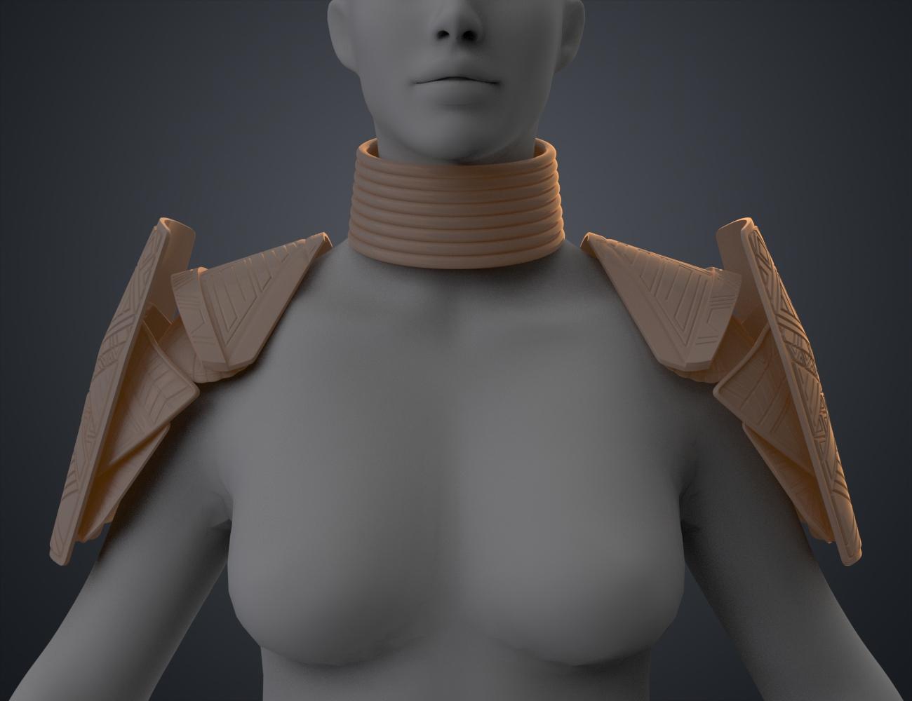 Dora Milaje Armor – Wakanda Forever 3d model