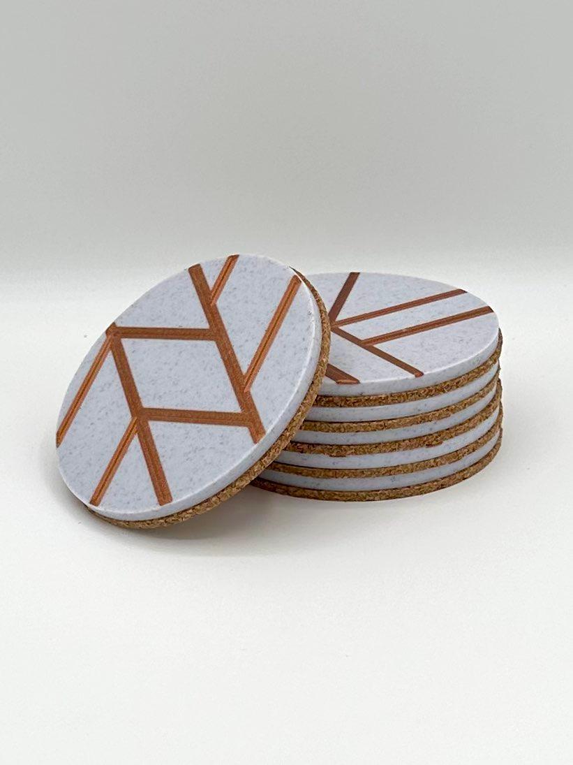 Geometric Coaster Set 3d model