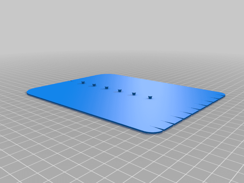 Bracelet Making Board/Template 3d model