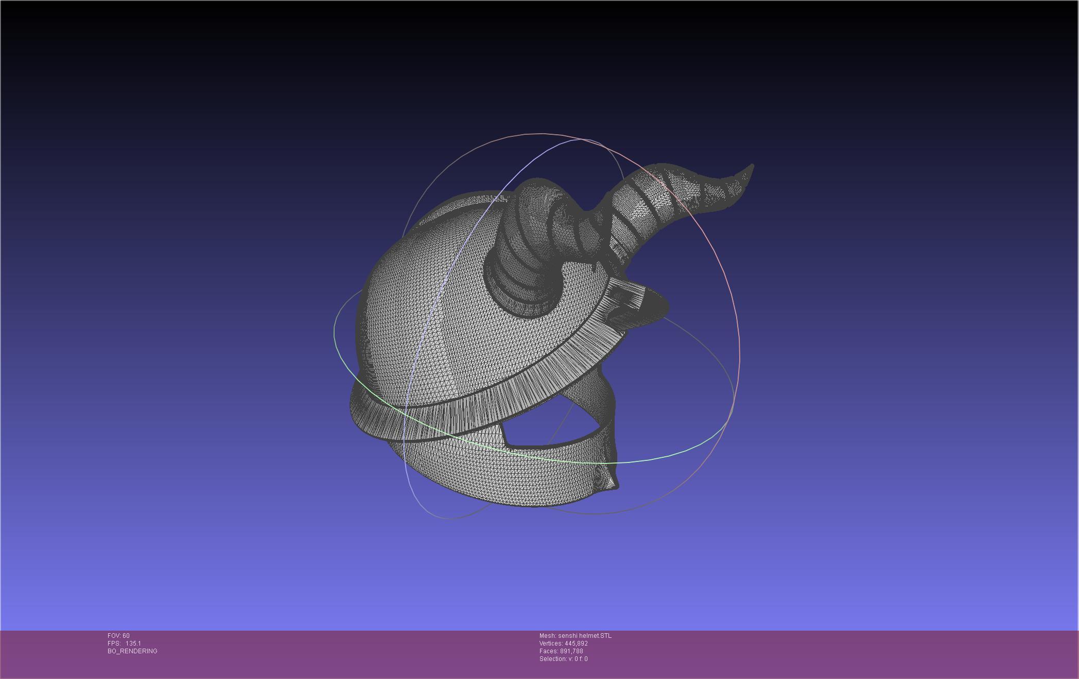 Dungeon Meshi Senshi Helmet 3d model