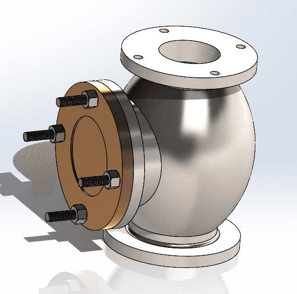 Non-return valve 3d model