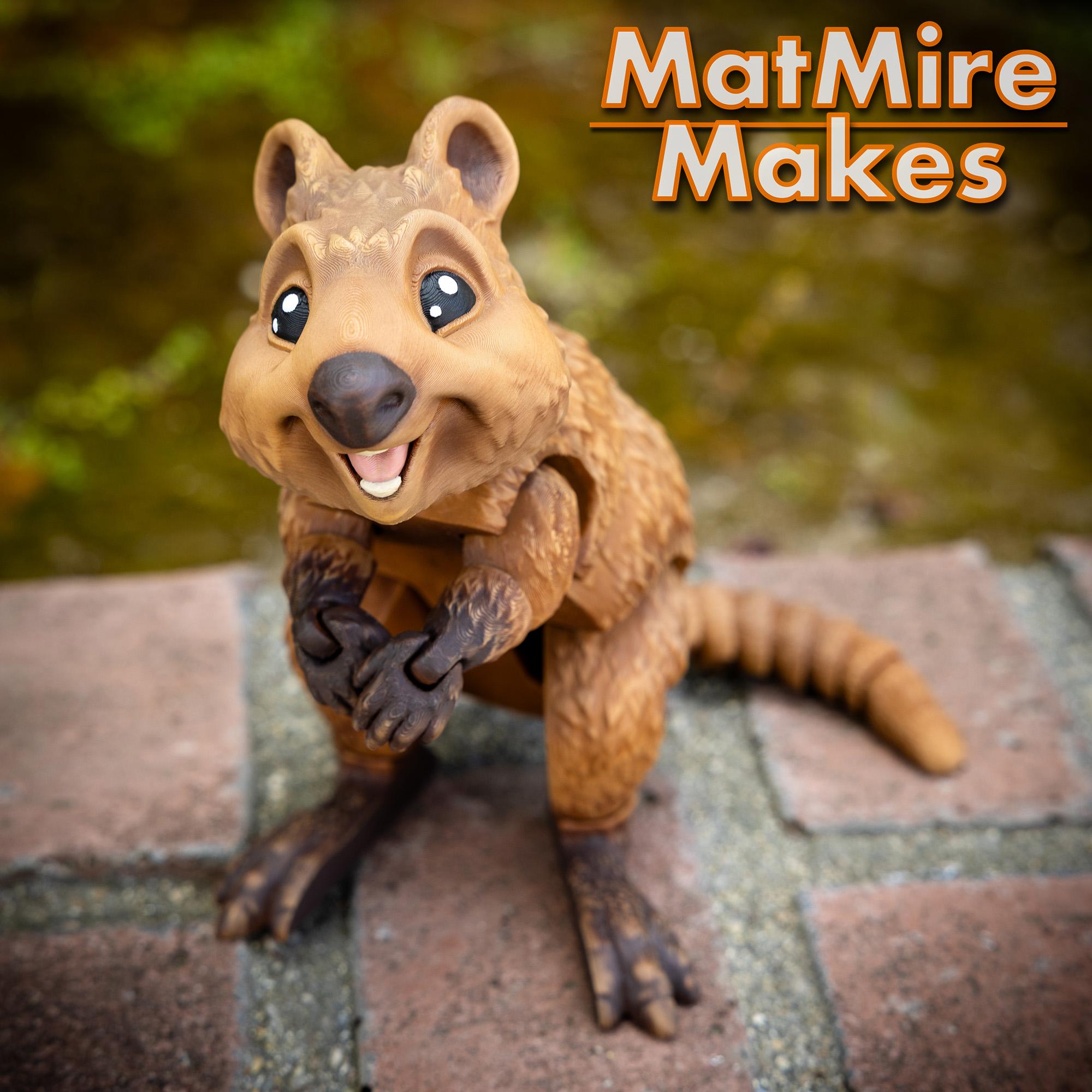 Quokka - Articulated Figure 3d model