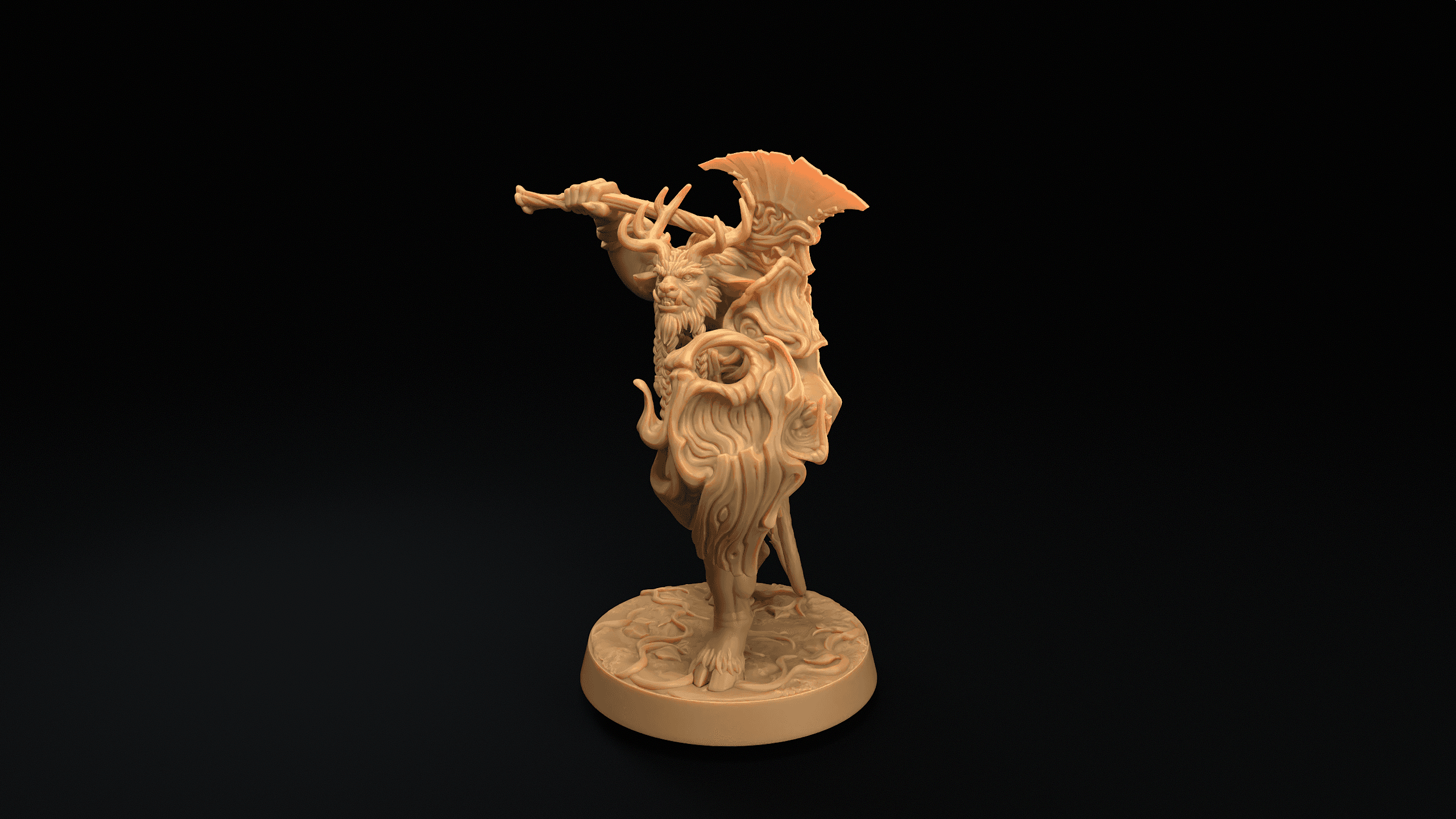 Forestfolk with Axes 3d model