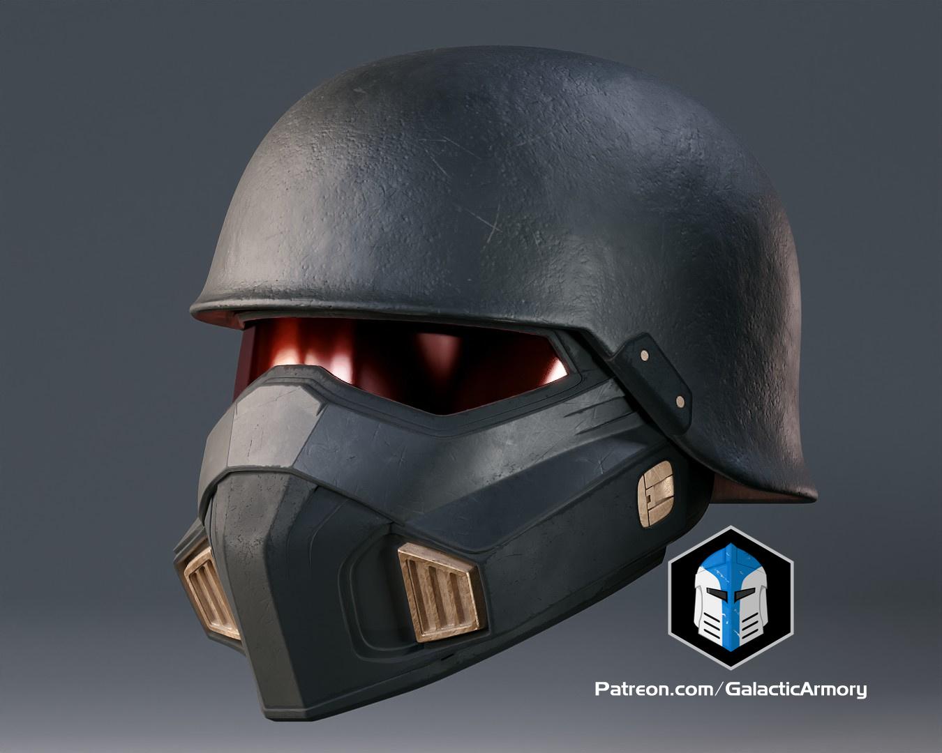 Helldivers 2 Helmet - Light Gunner - 3D Print Files 3d model