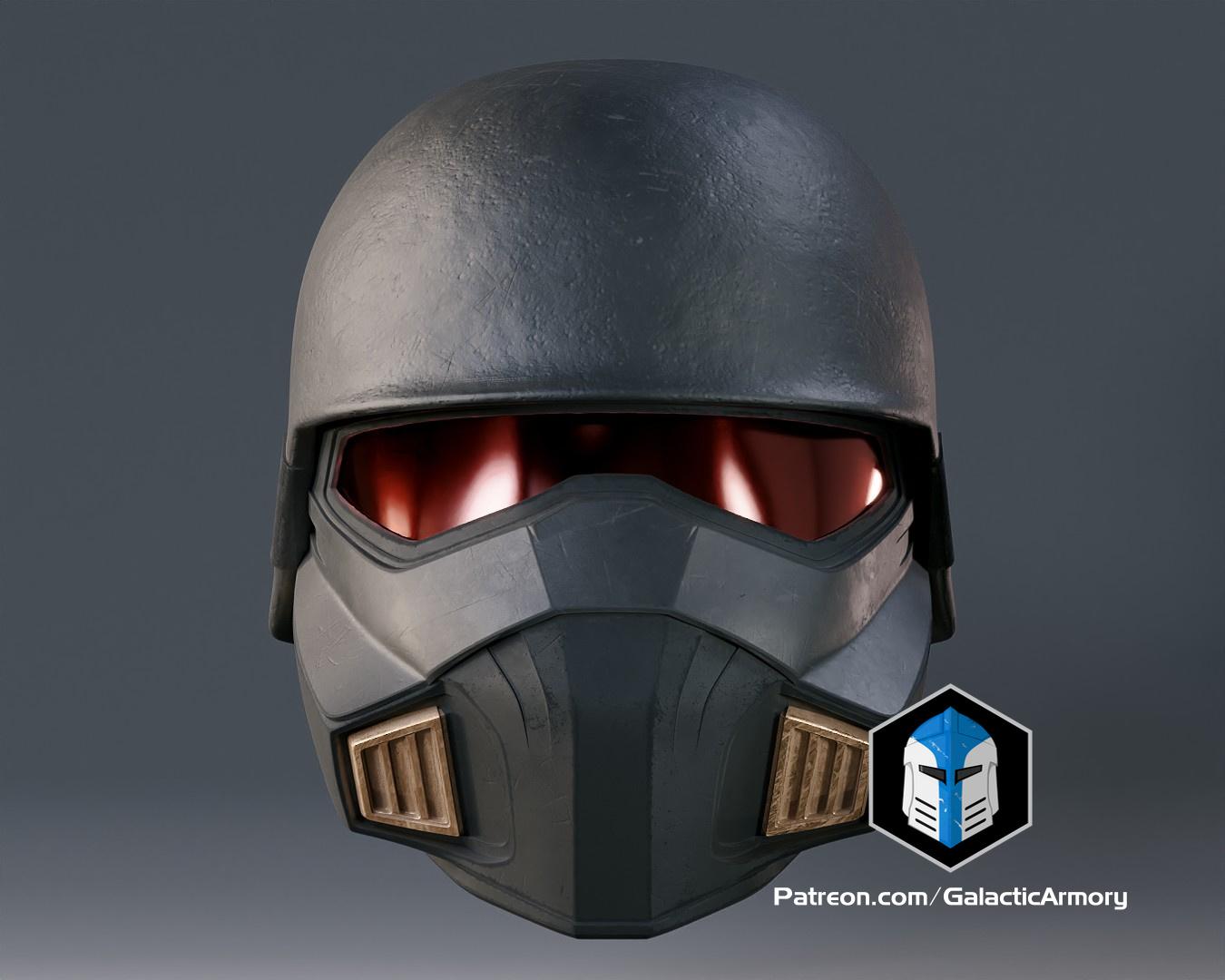 Helldivers 2 Helmet - Light Gunner - 3D Print Files 3d model