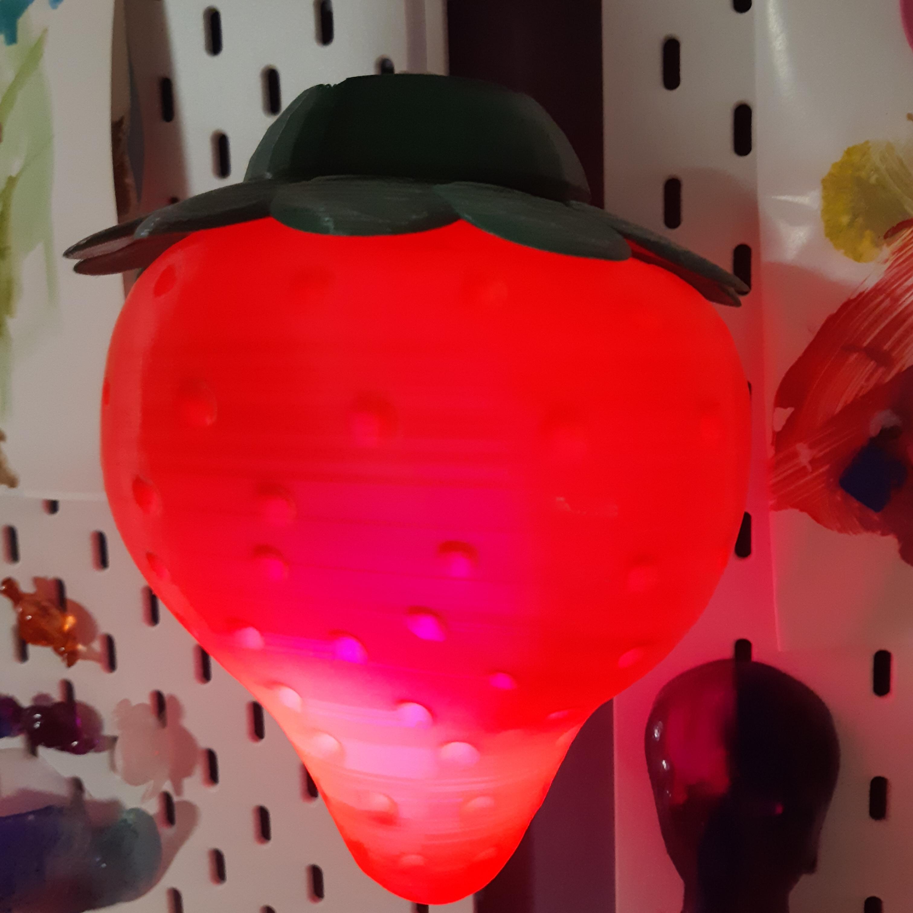Hanging Strawberry Lamp 3d model