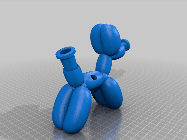 Balloon Dog Pipe 420  3d model