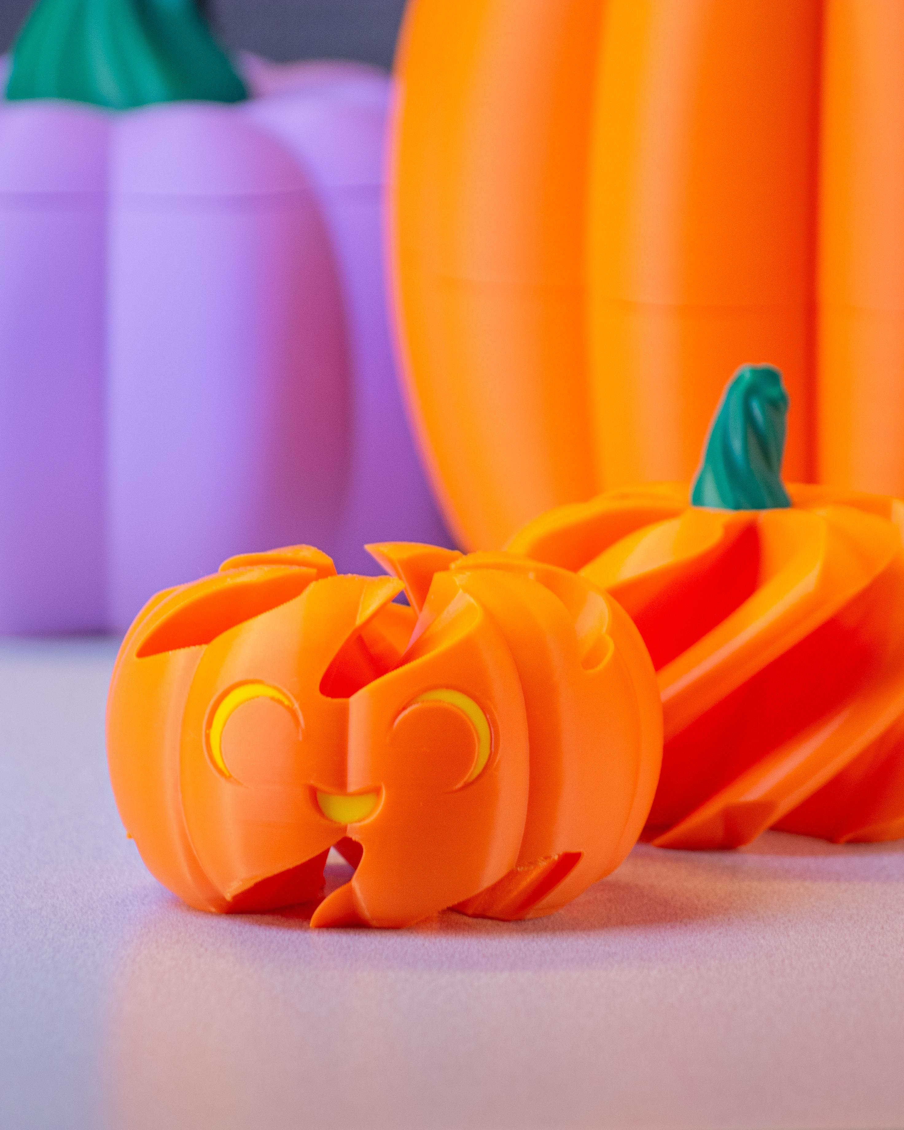 Spiral Pumpkin Puzzle 3d model