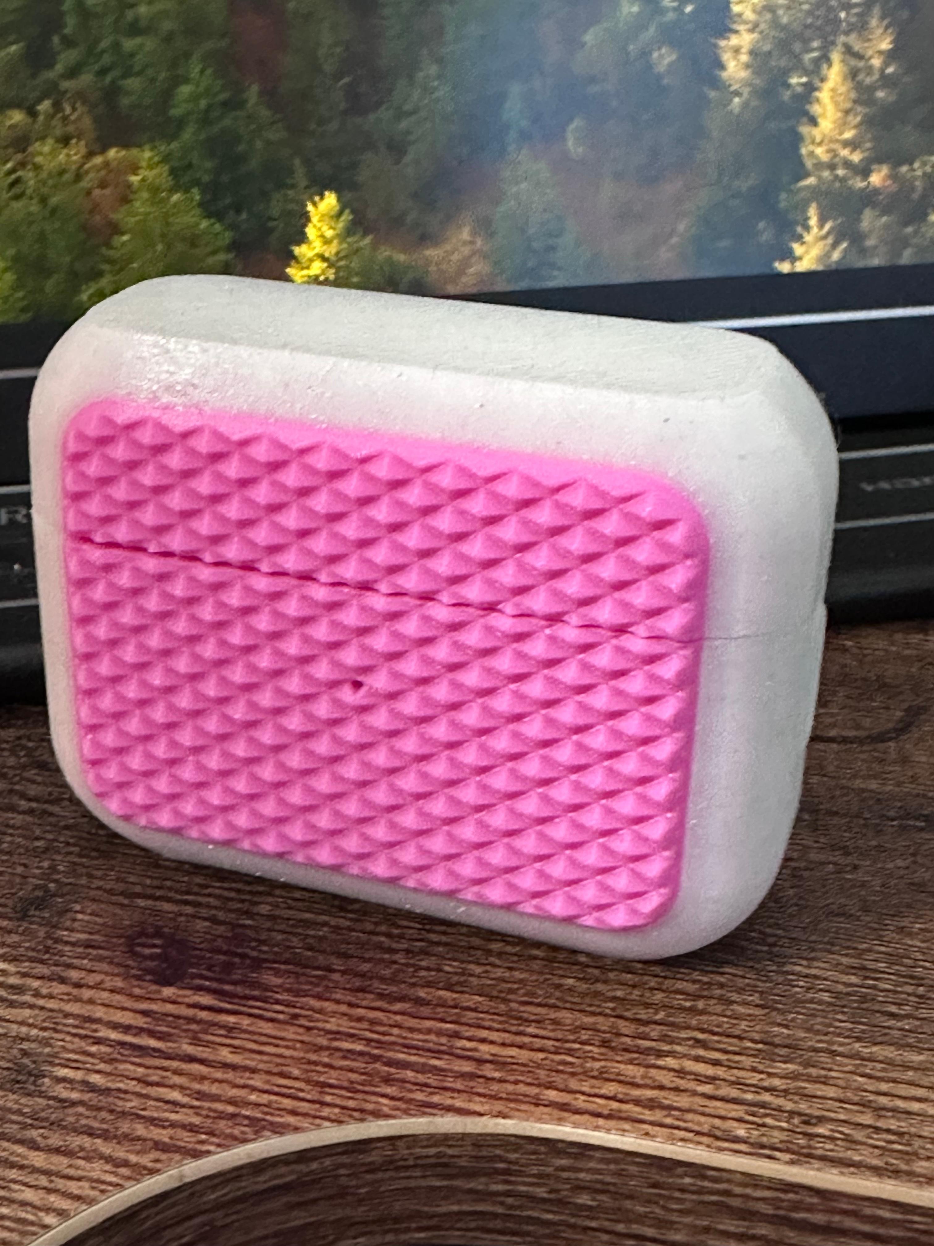 KNURLED AIRPOD CASE - APPLE AIRPODS PRO 3d model