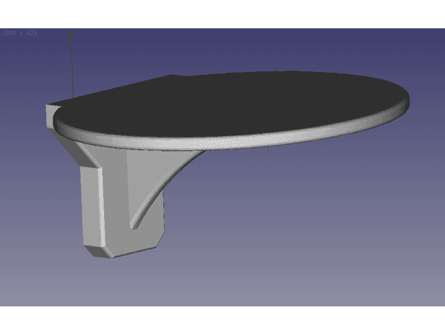 Simple shelf 3d model