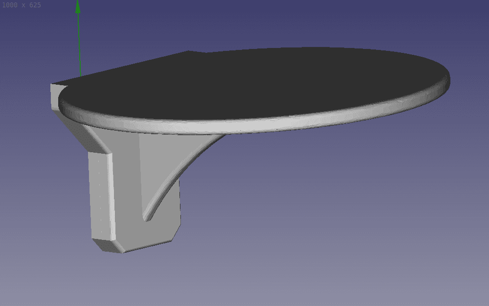 Simple shelf 3d model