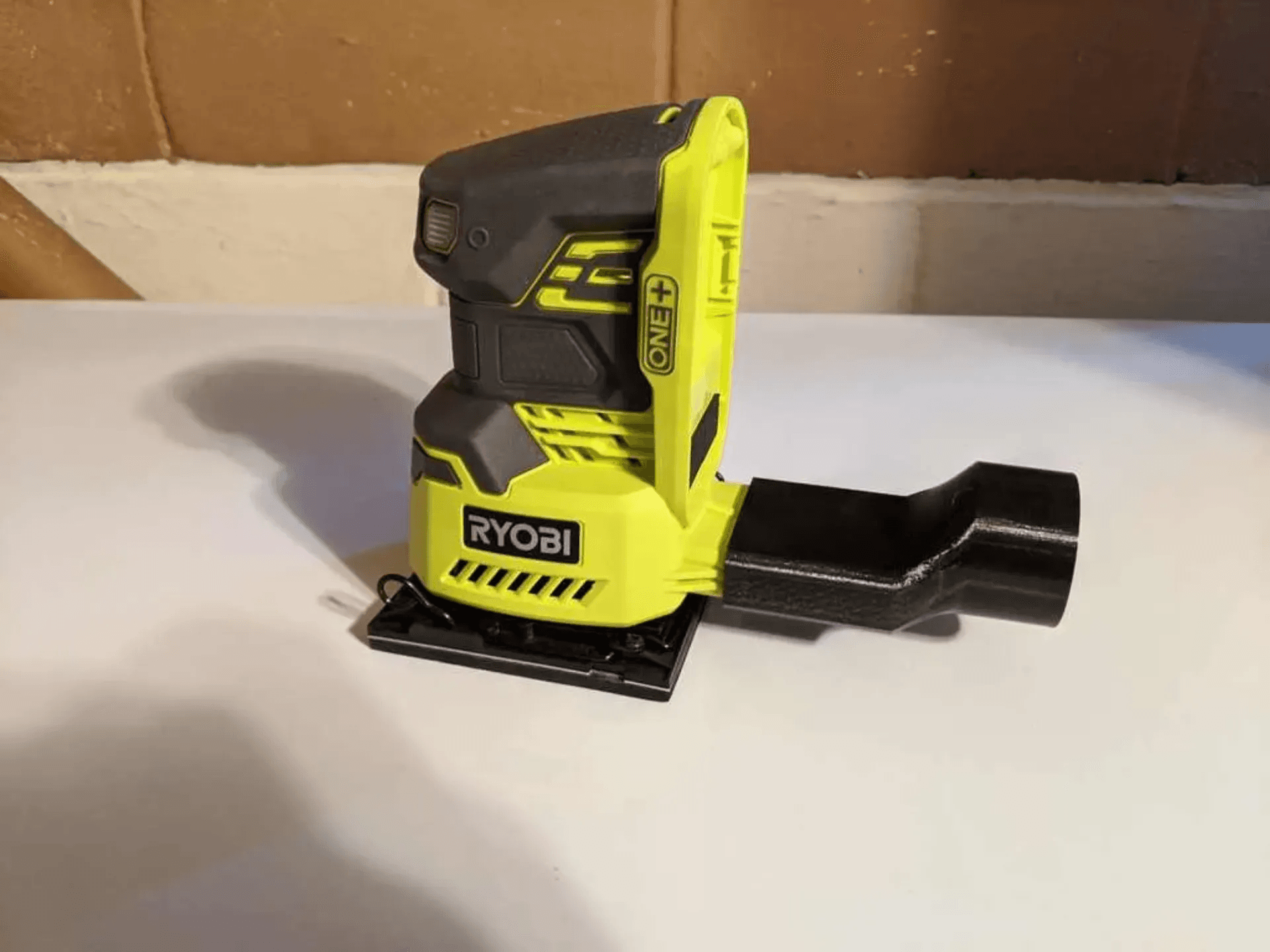 Ryobi 6 Gallon Shop Vac to One+ 1/4 Sheet Sander Adapter 3d model