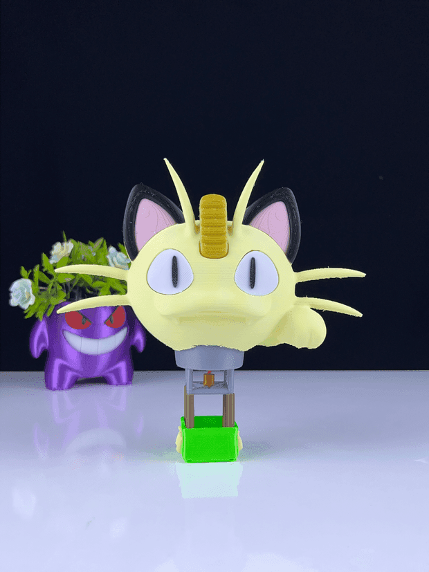 Meowth Hotair Ballon - Multipart 3d model