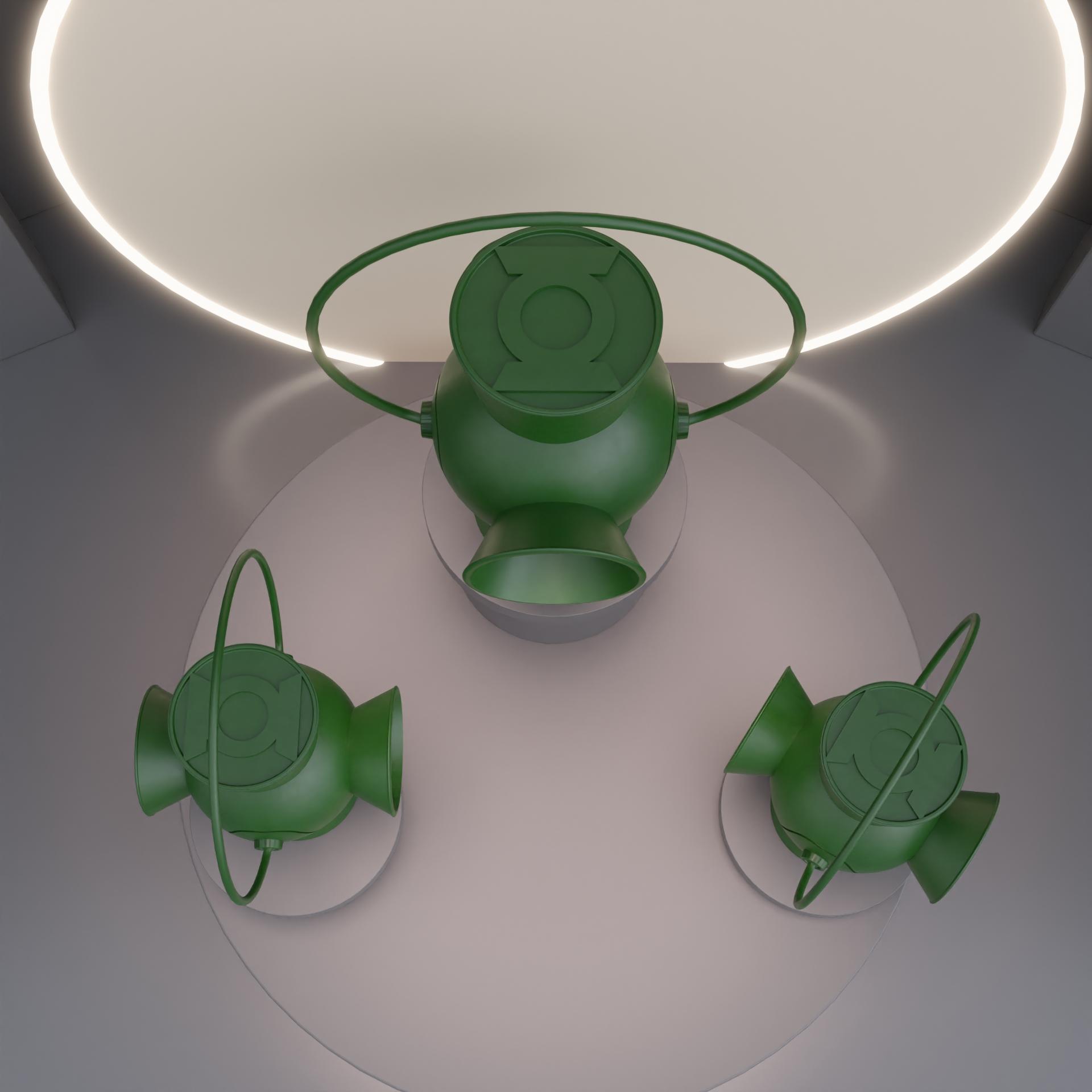 Green Lantern Lantern 3d model