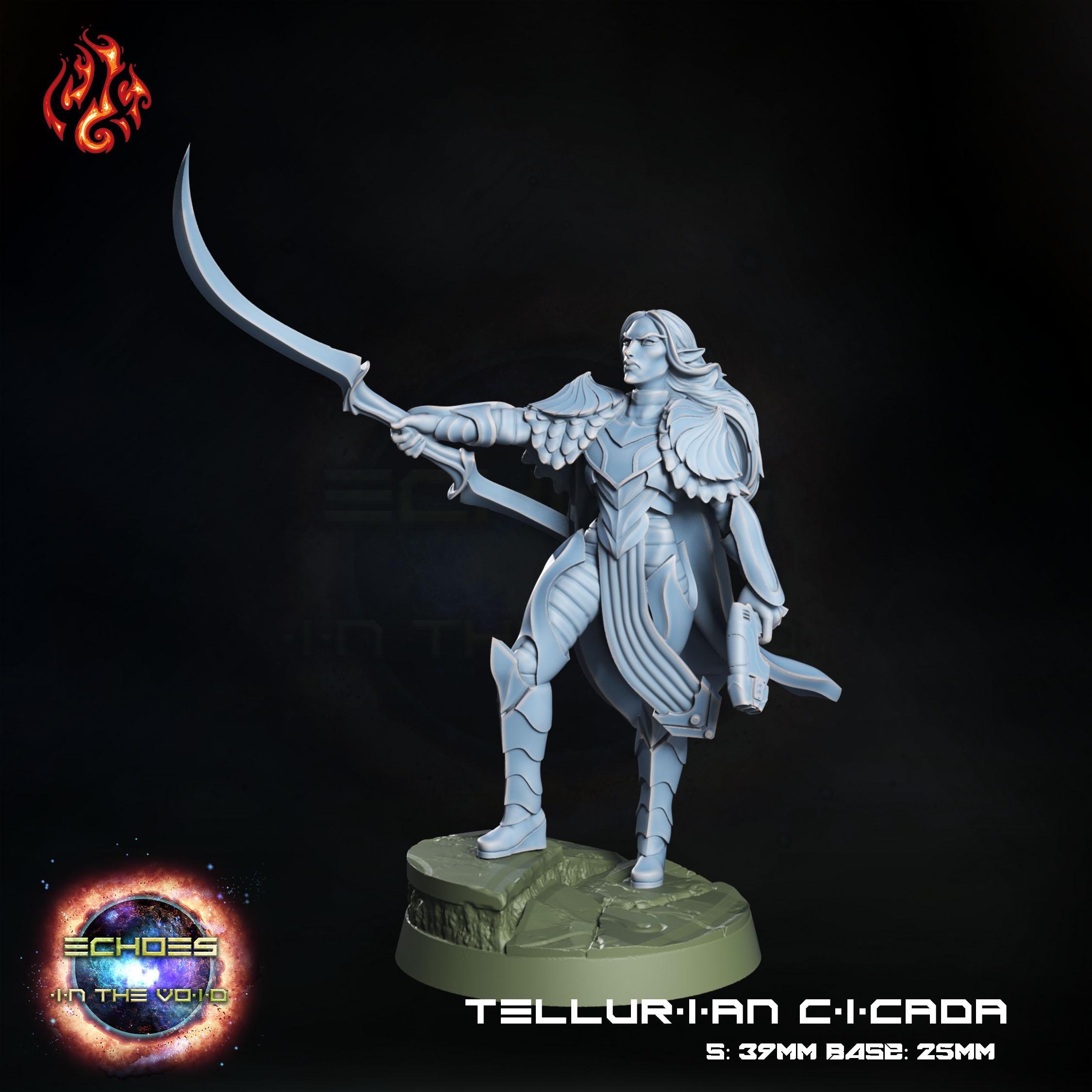 Tellurian Cicada 3d model