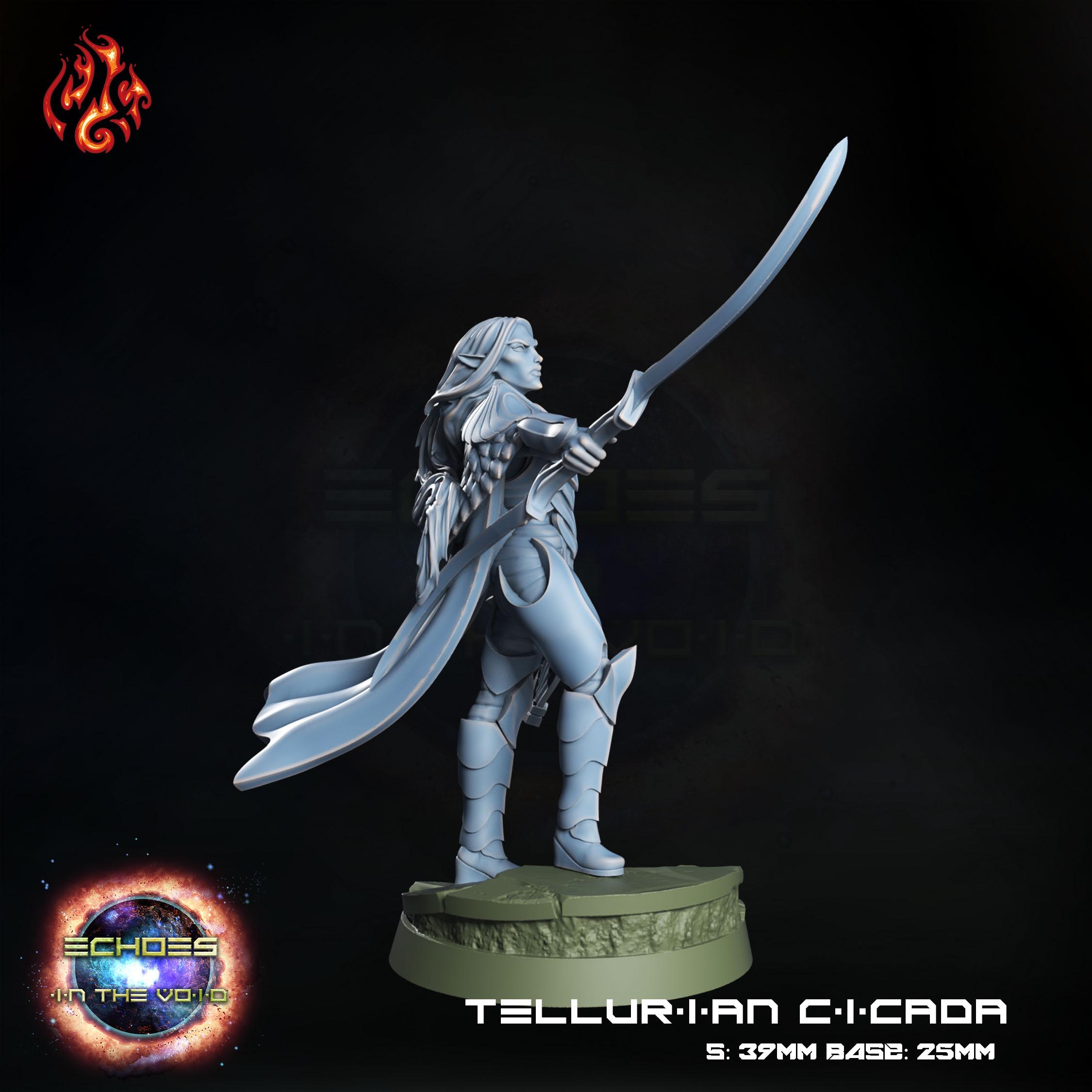 Tellurian Cicada 3d model