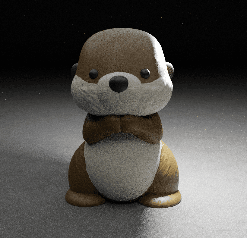 Mesh Mayhem Garden Otter 3d model