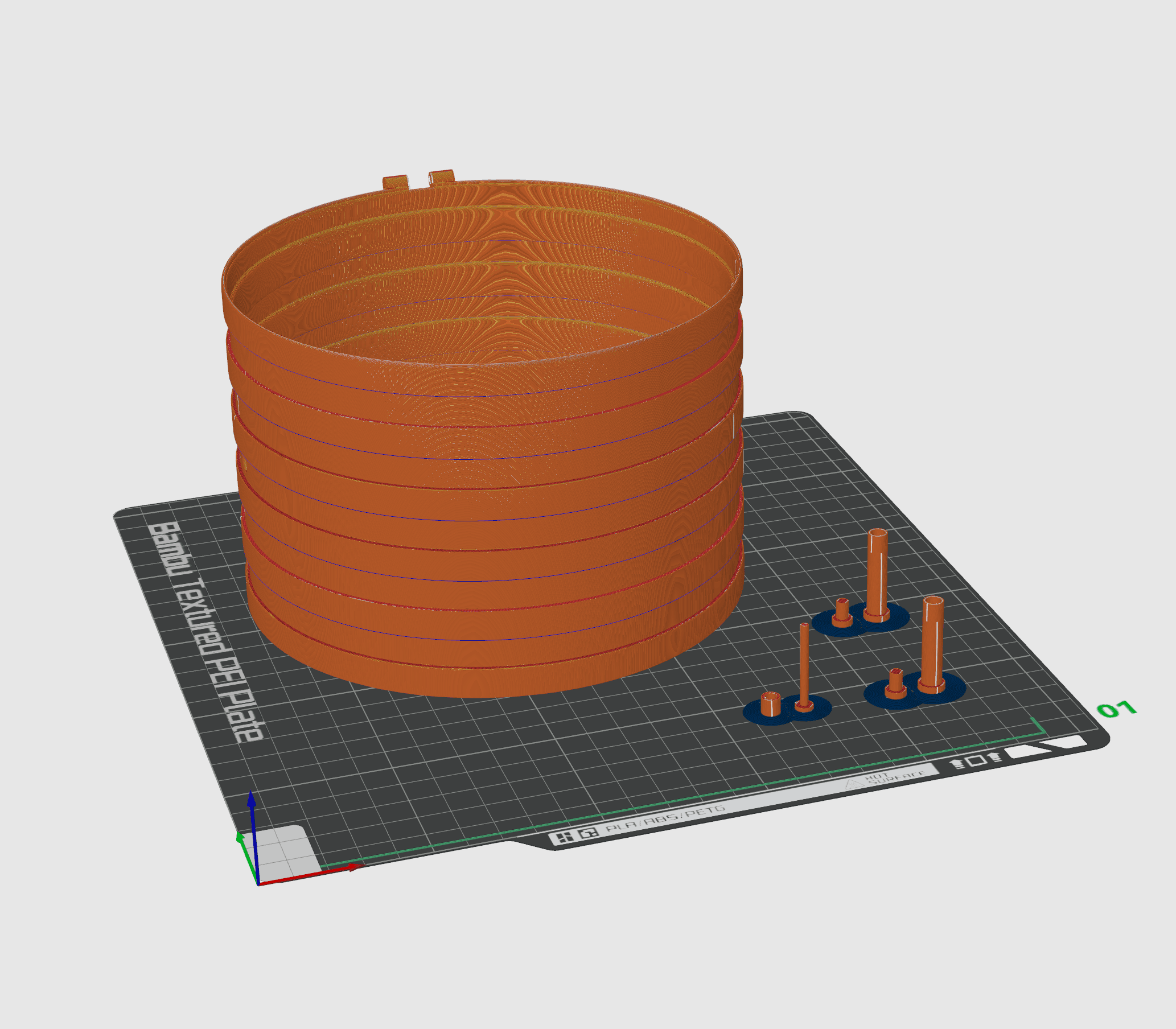 Bat Signal Popcorn Bucket 3d model