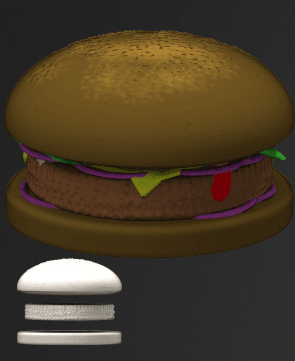 Burger 3d model