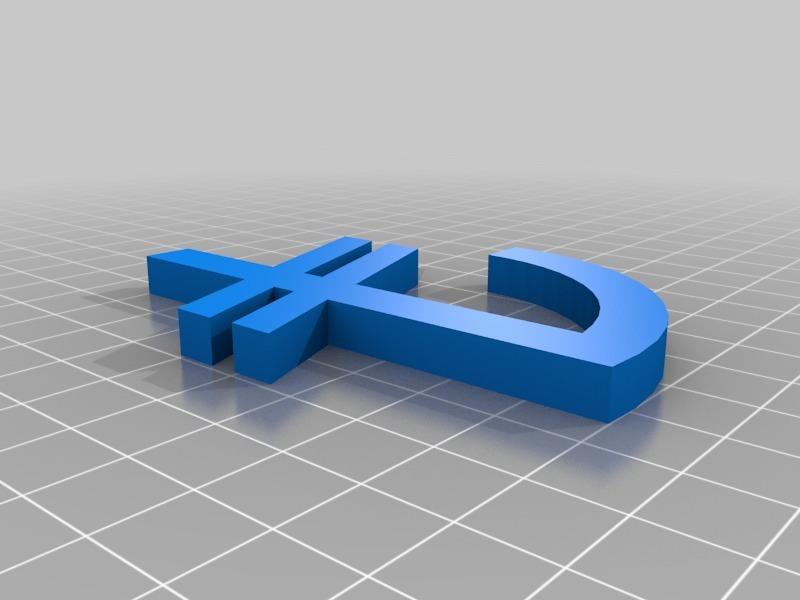 Turkish Liras Sign 3d model