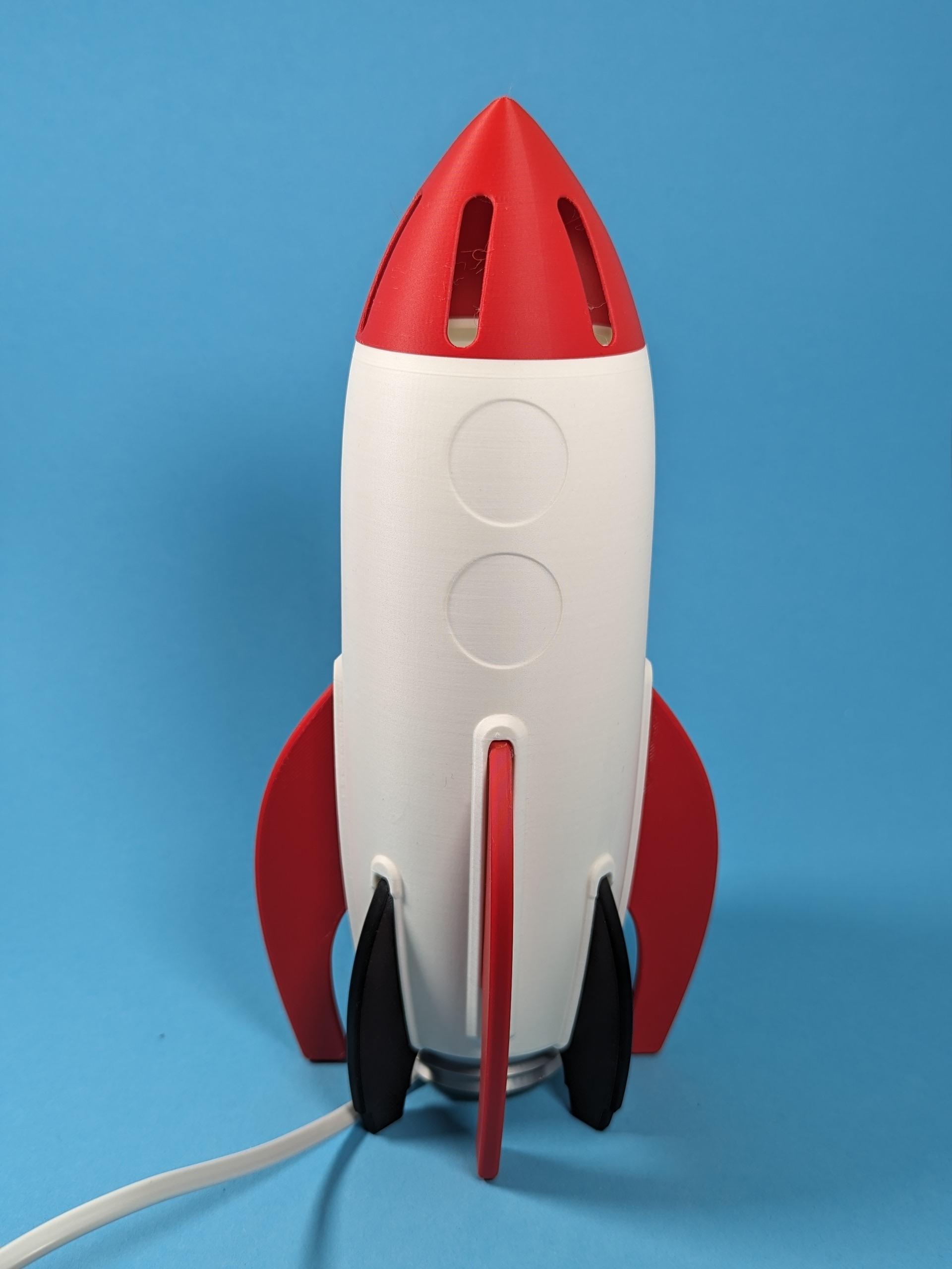 Rocket Night Lamp 3d model