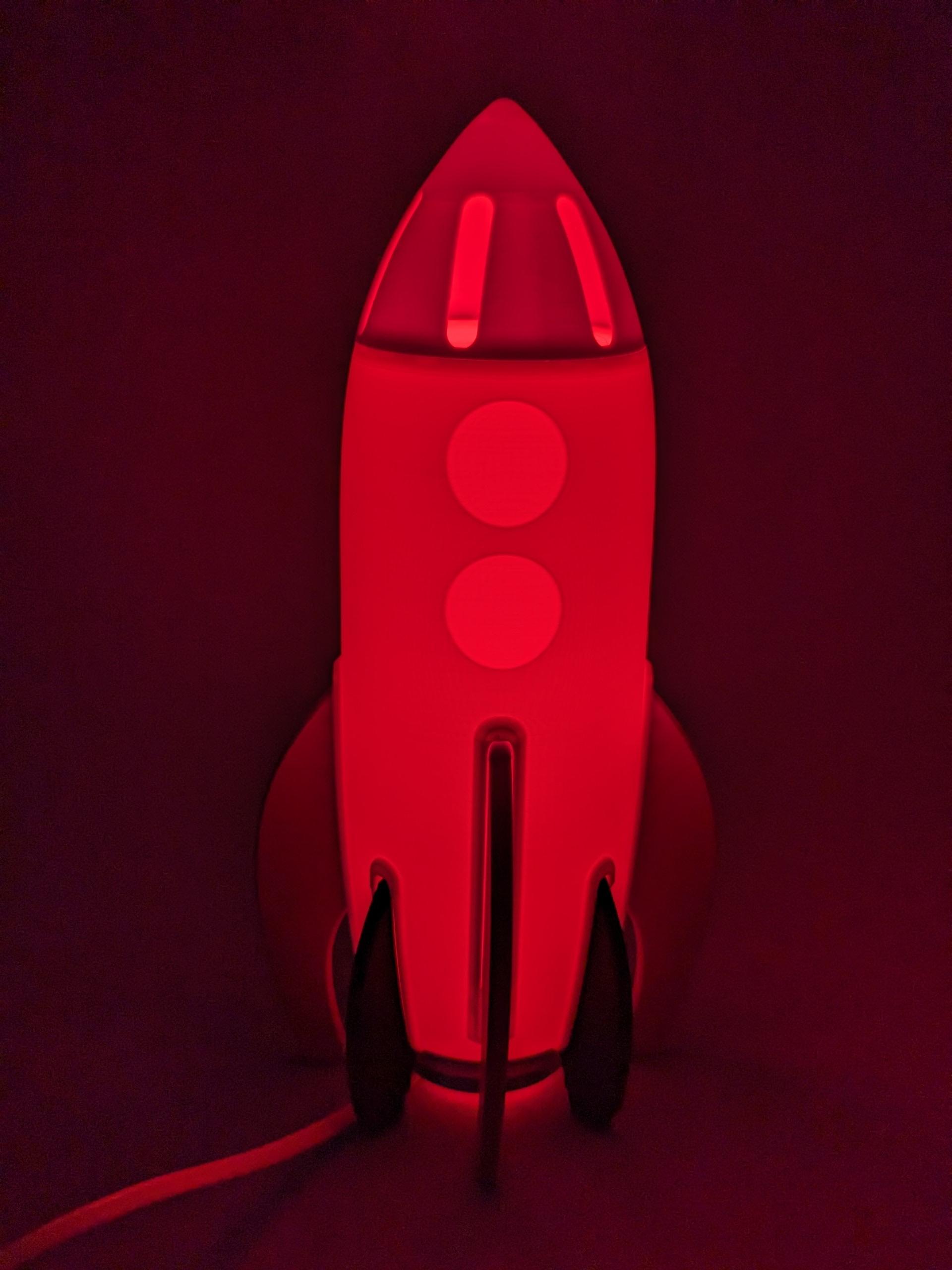 Rocket Night Lamp 3d model