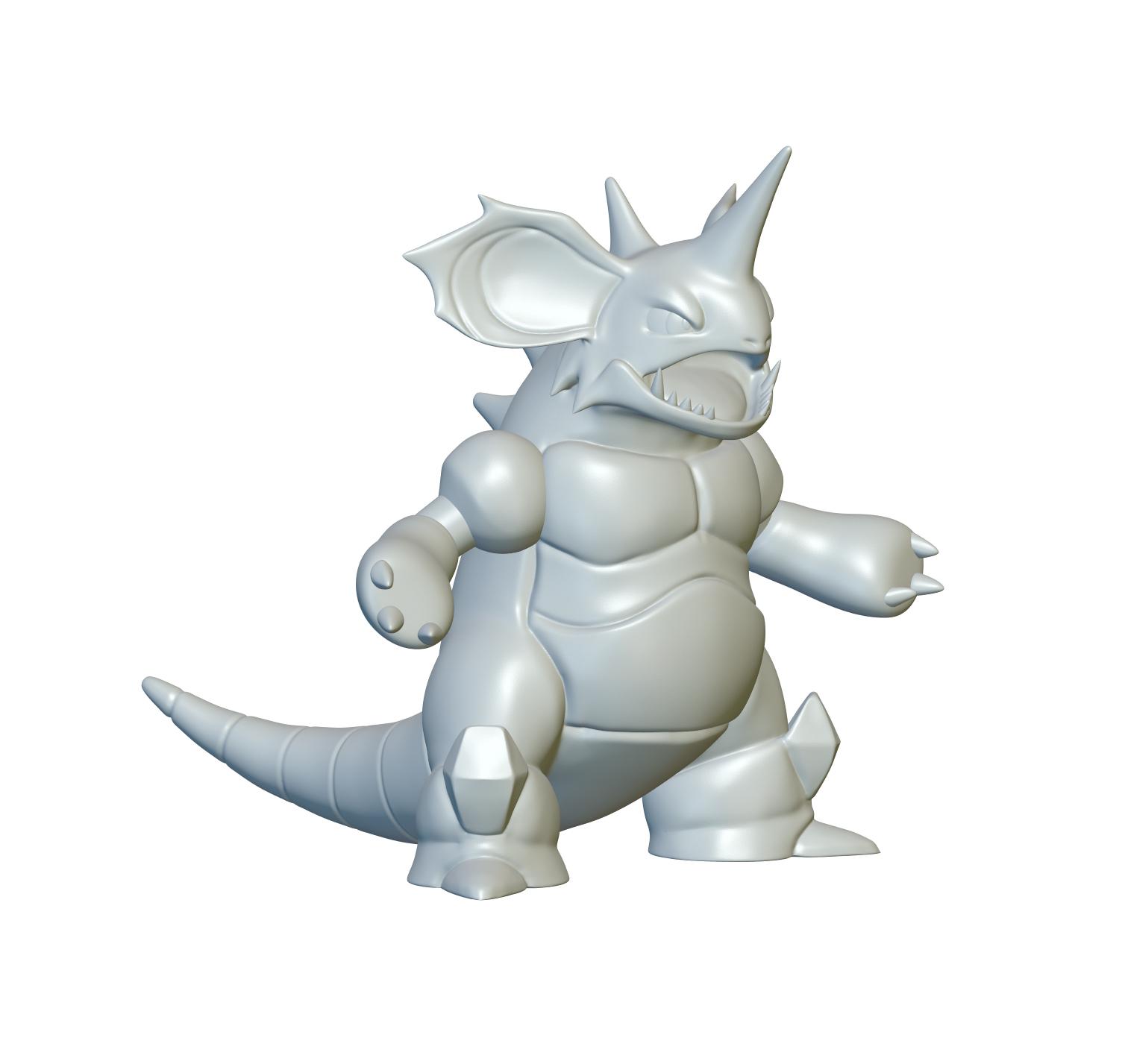 Pokemon Nidoking #34 - Optimized for 3D Printing 3d model