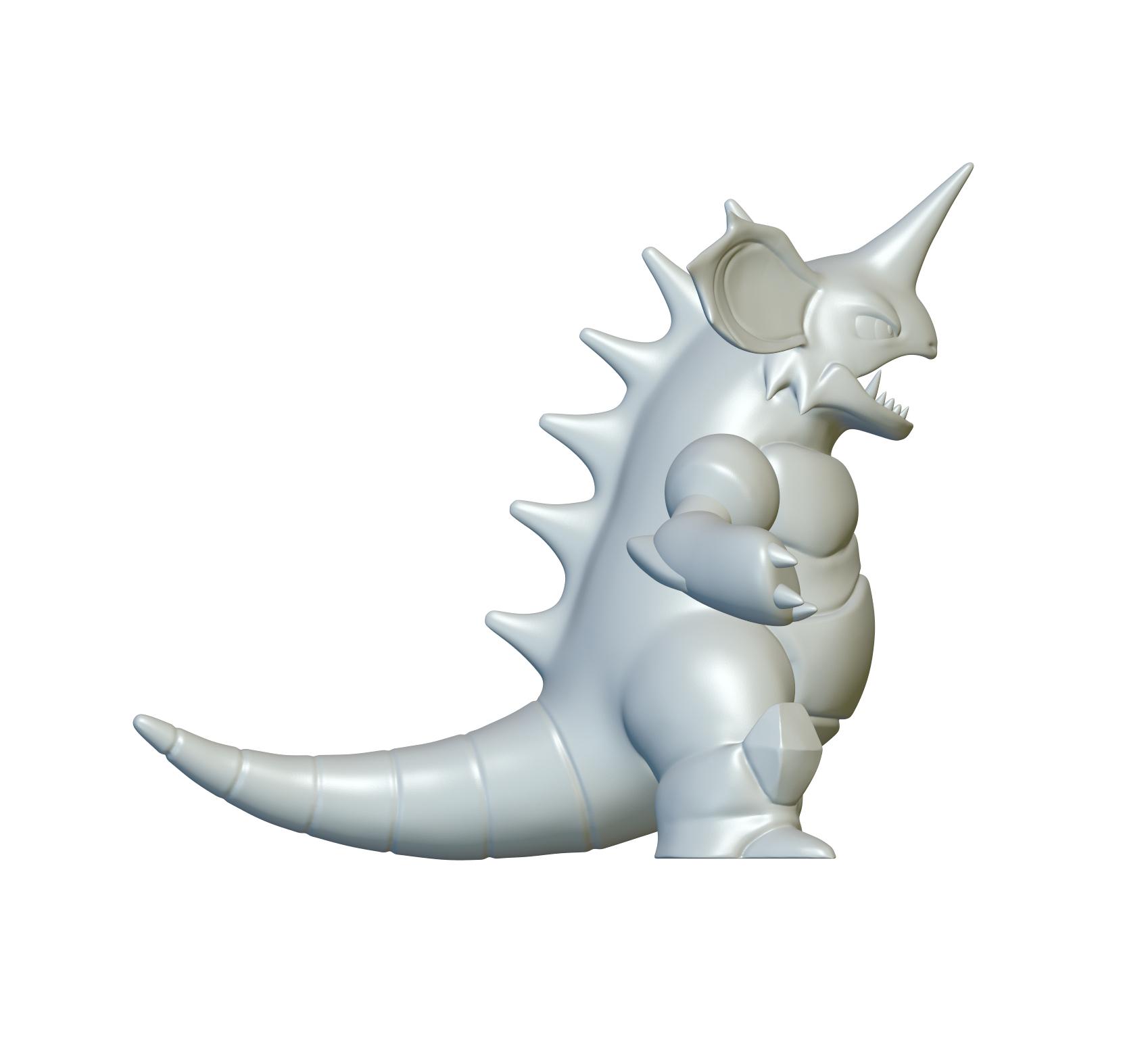 Pokemon Nidoking #34 - Optimized for 3D Printing 3d model