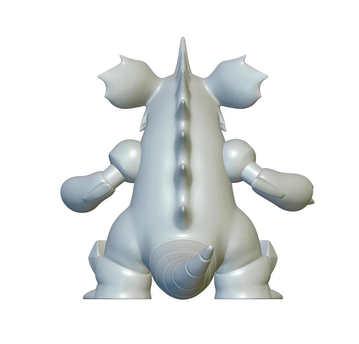 Pokemon Nidoking #34 - Optimized for 3D Printing 3d model